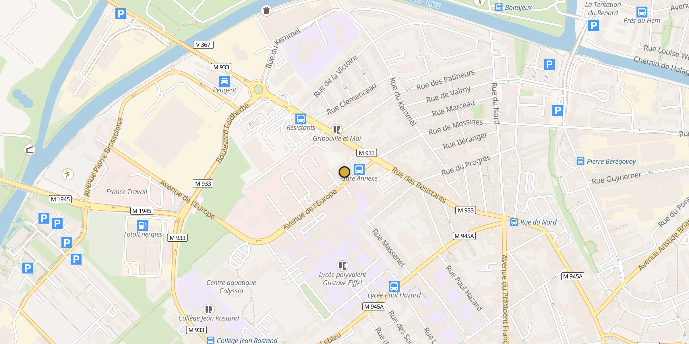 Carte des mosquées {aville}