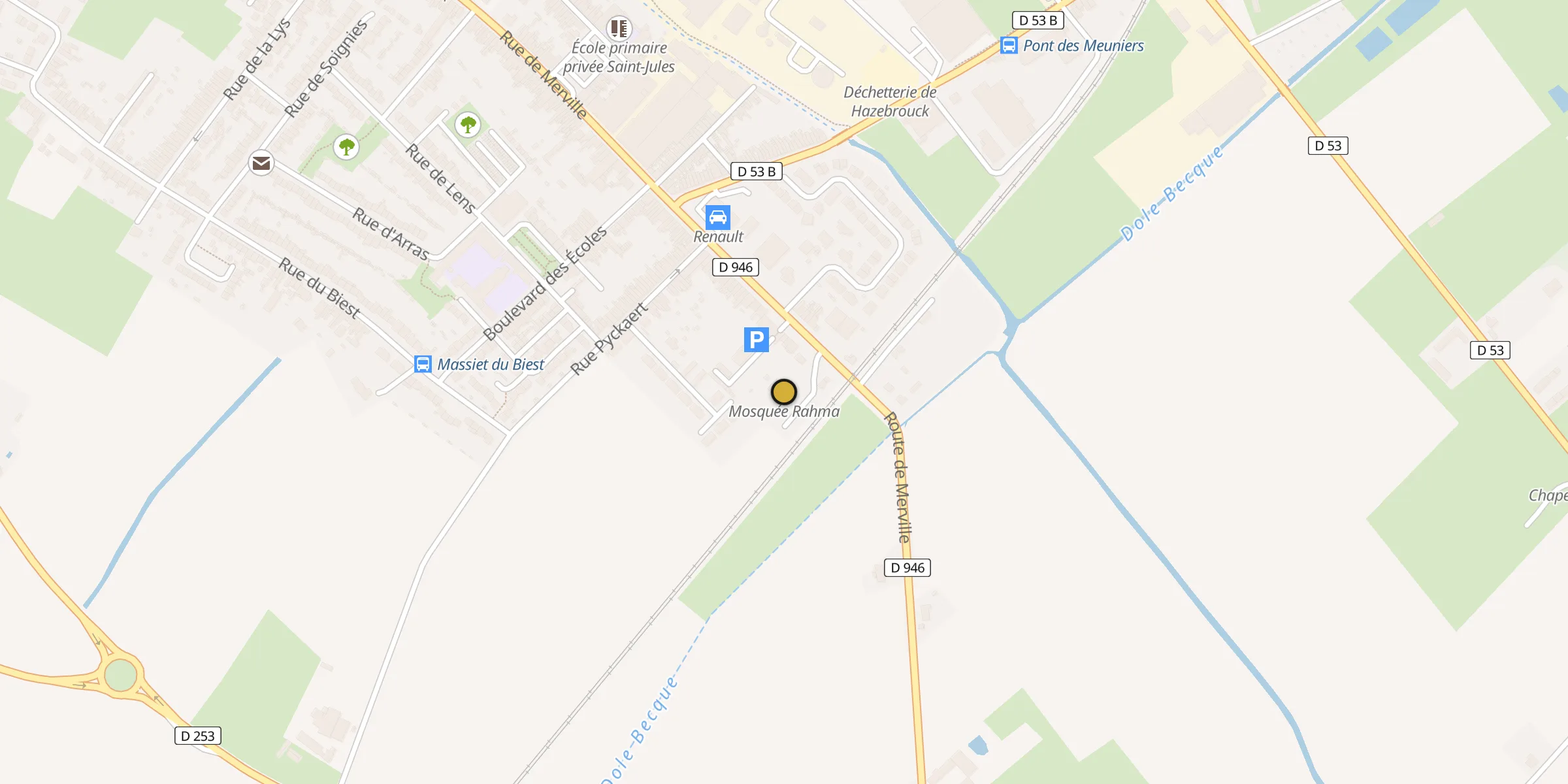Carte des mosquées {aville}