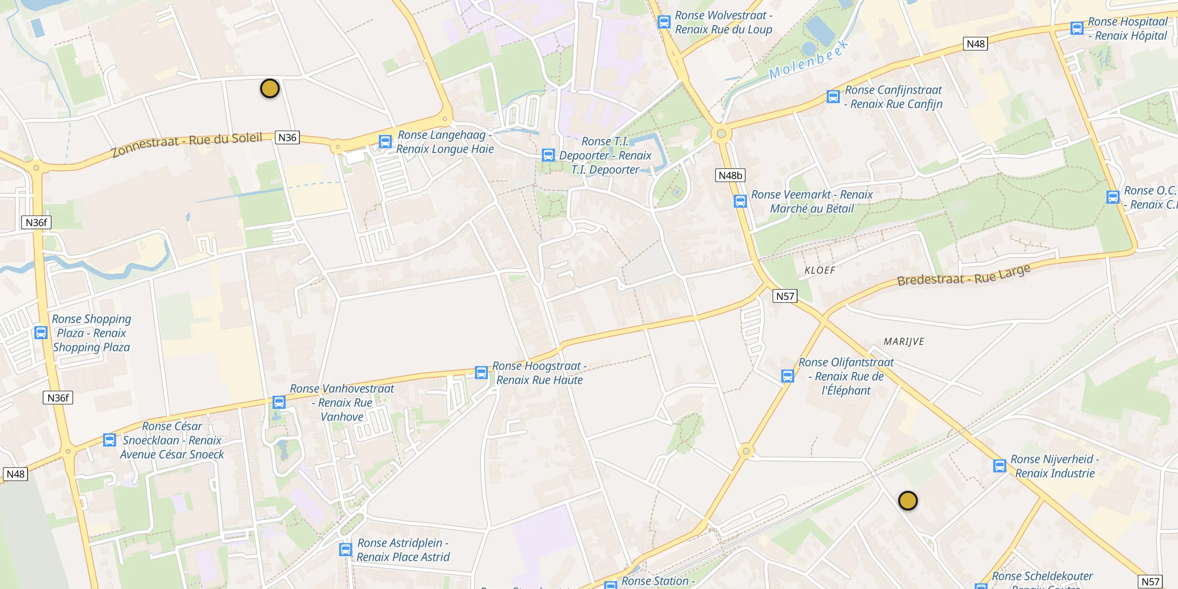 Carte des mosquées {aville}
