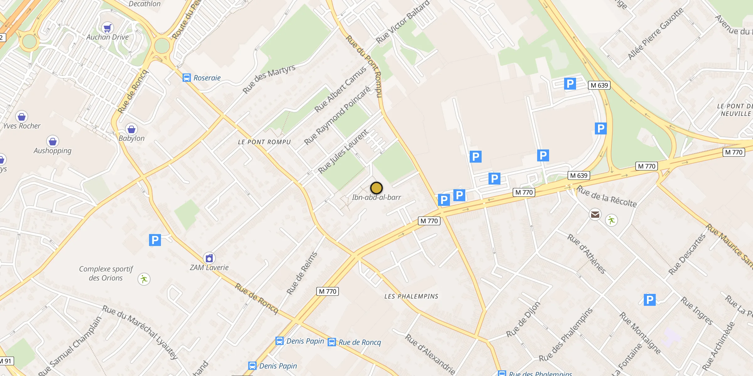 Carte des mosquées {aville}