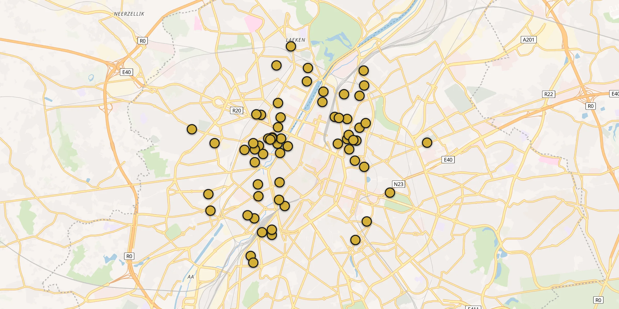 Carte des mosquées {aville}