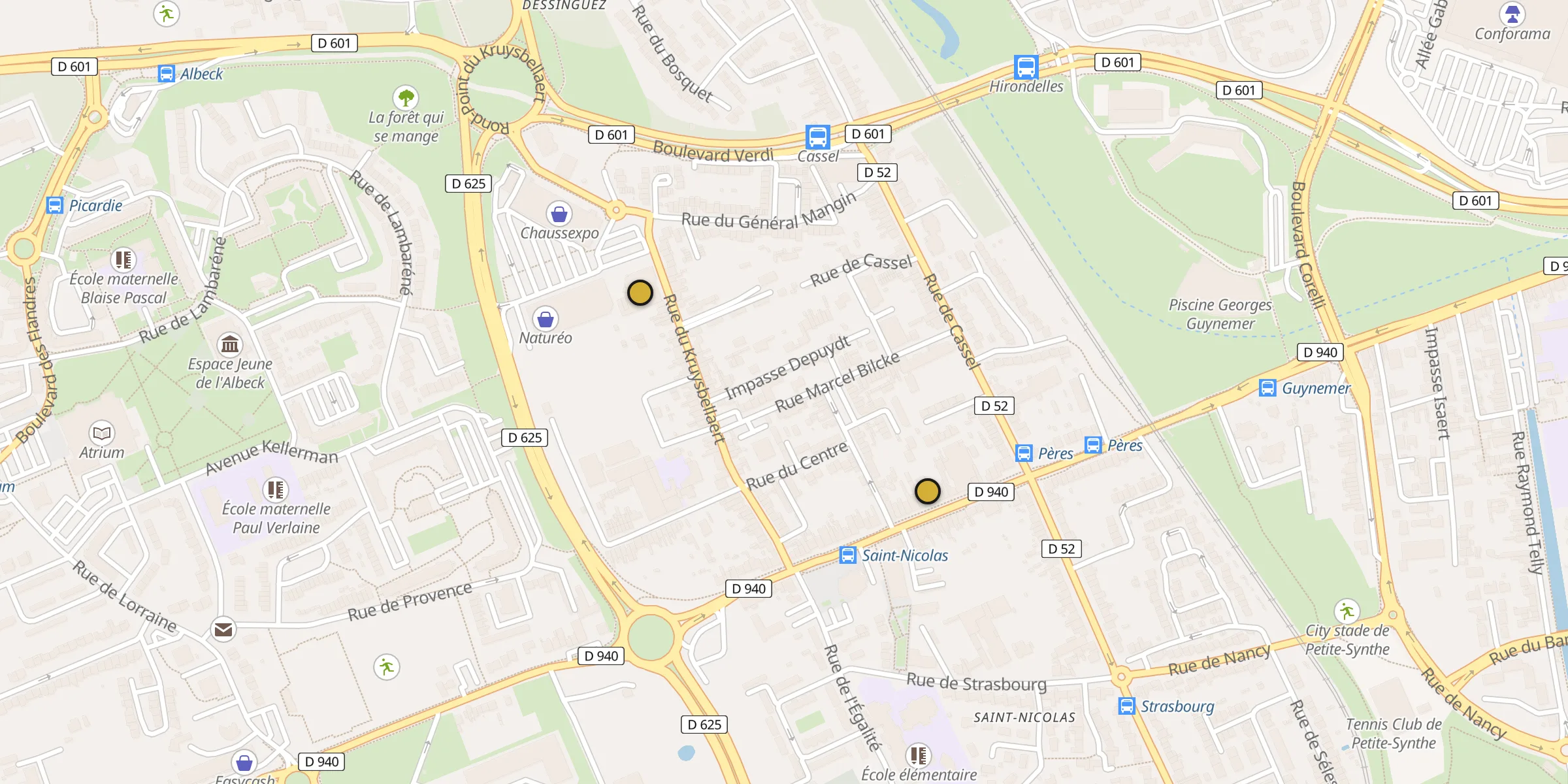 Carte des mosquées {aville}