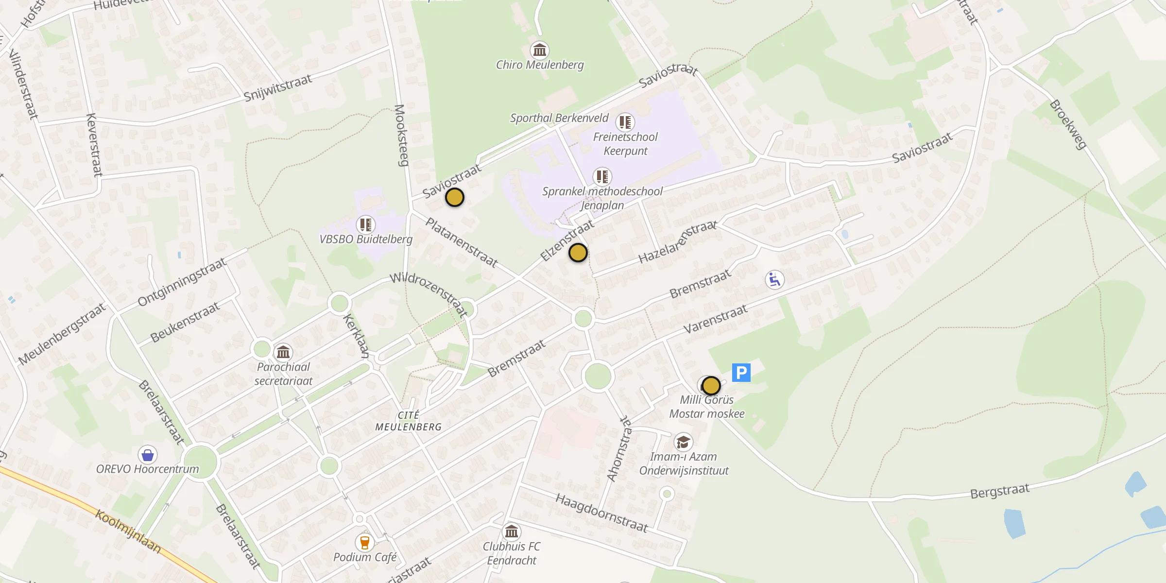 Carte des mosquées {aville}