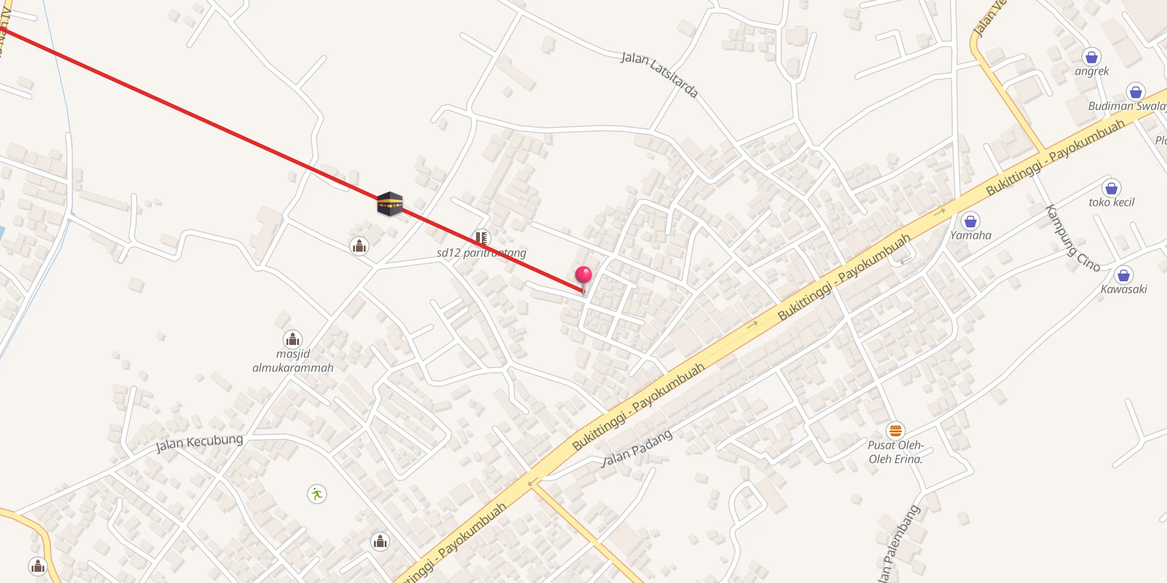 Carte de localisation : Musholla Muslimat