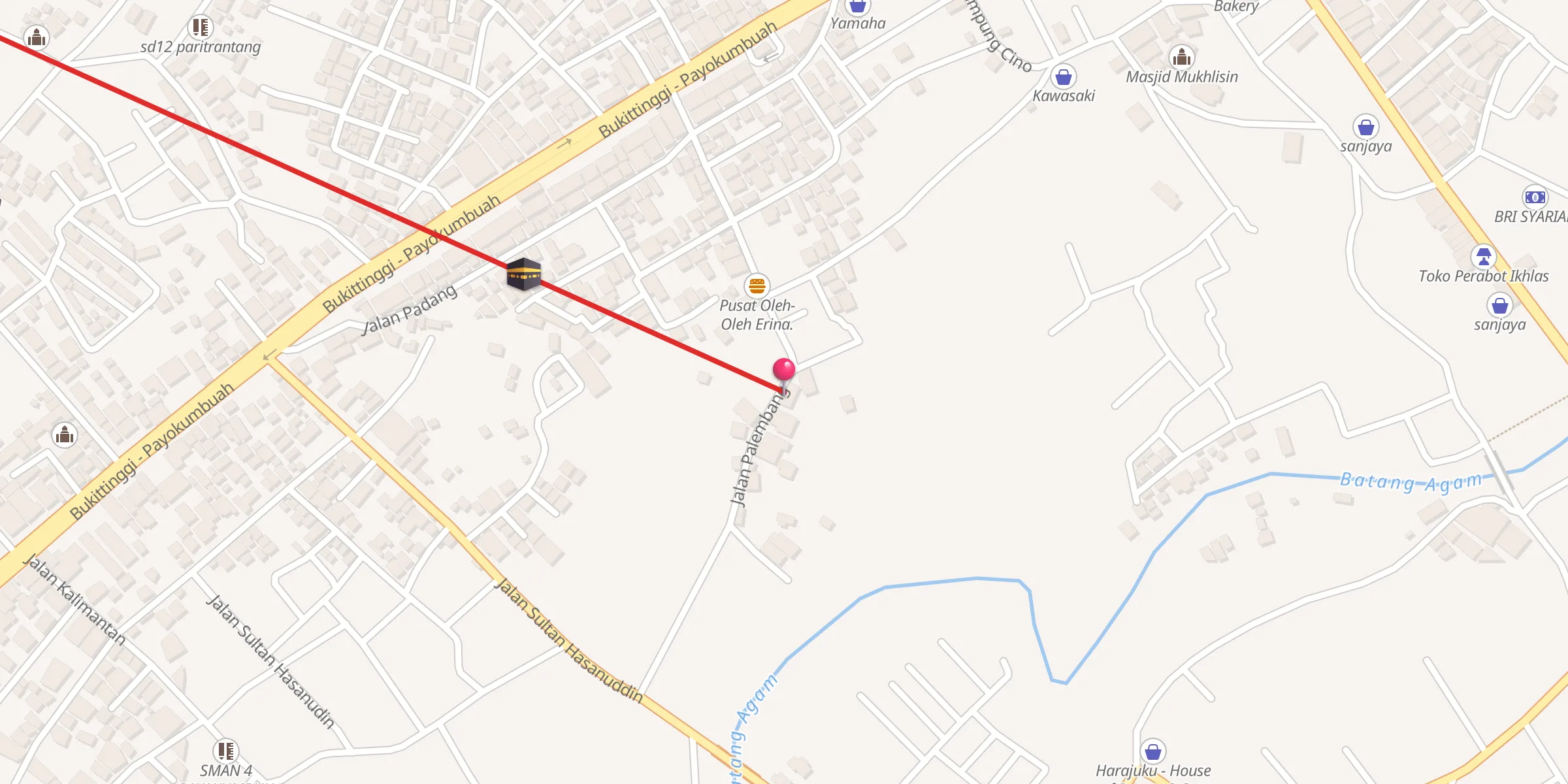 Carte de localisation : Mushala Nurul Iman.
