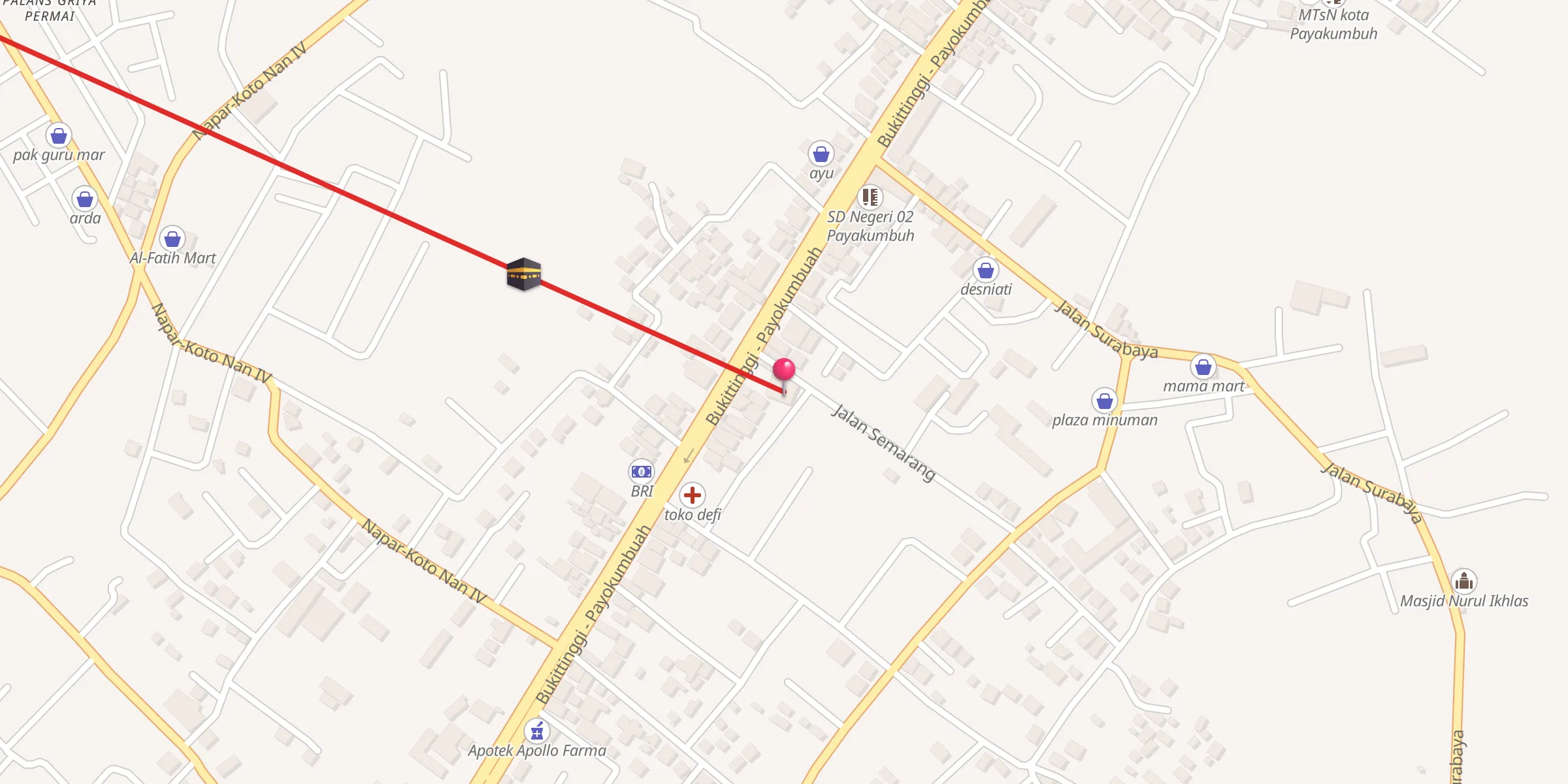 Carte de localisation : Masjid al-Ihsan