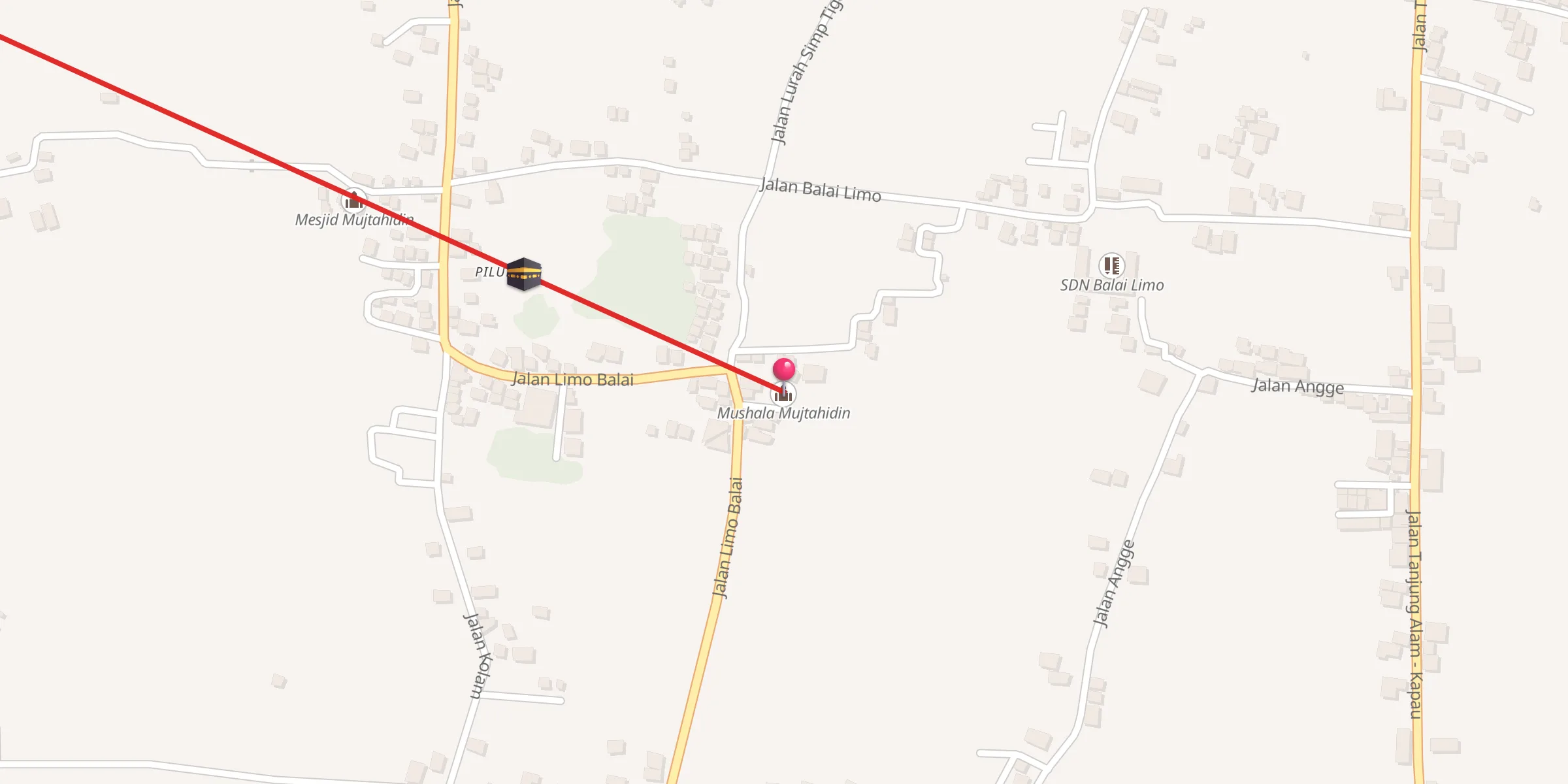 Carte de localisation : Mushala Mujtahidin