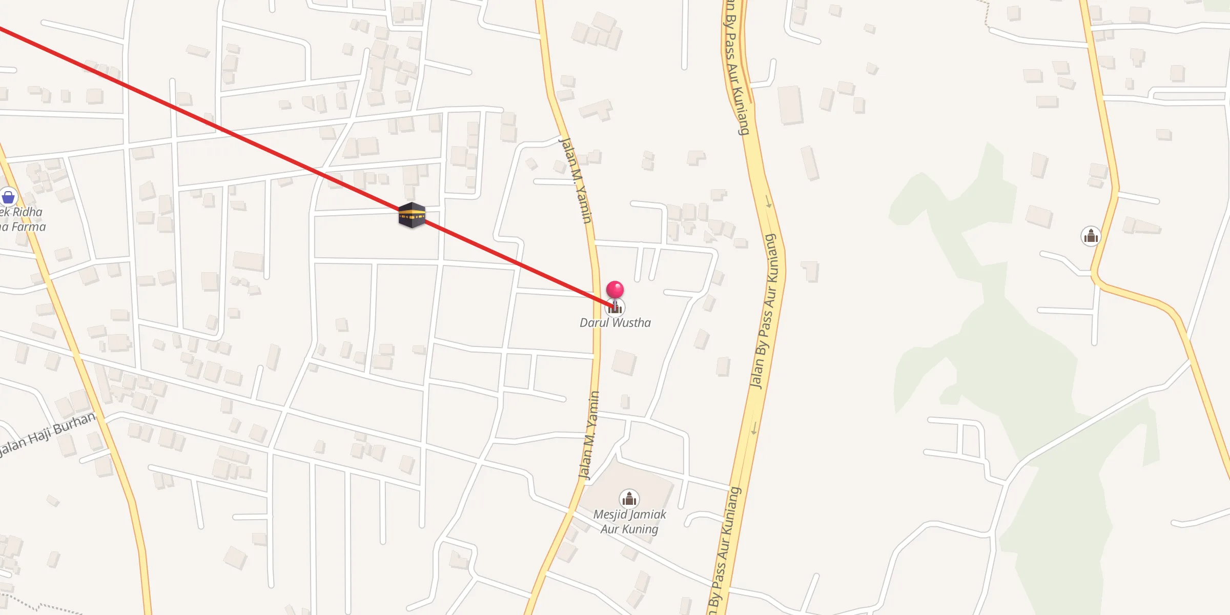 Carte de localisation : Darul Wustha