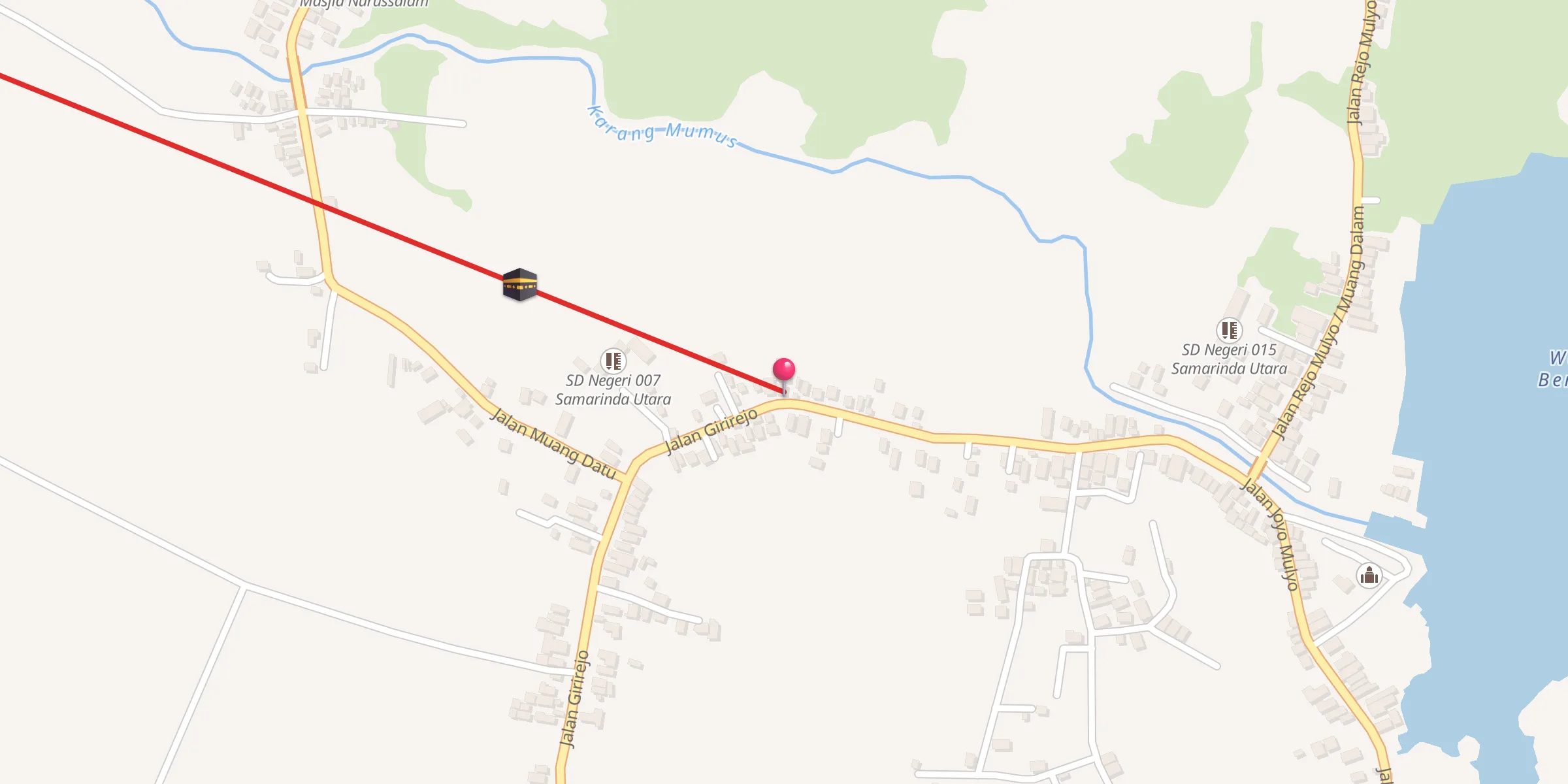 Carte de localisation : Langgar Miftahul Jannah
