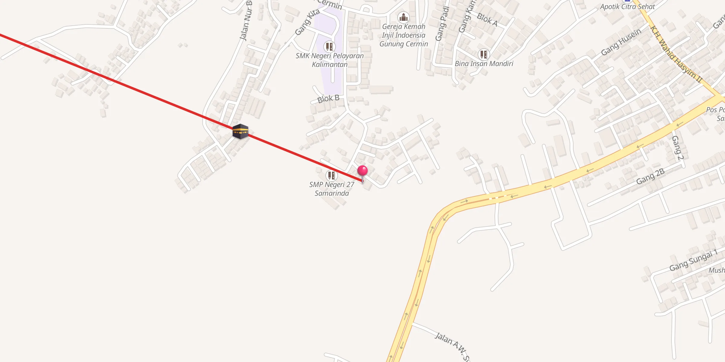 Carte de localisation : Langgar Baiturrahman