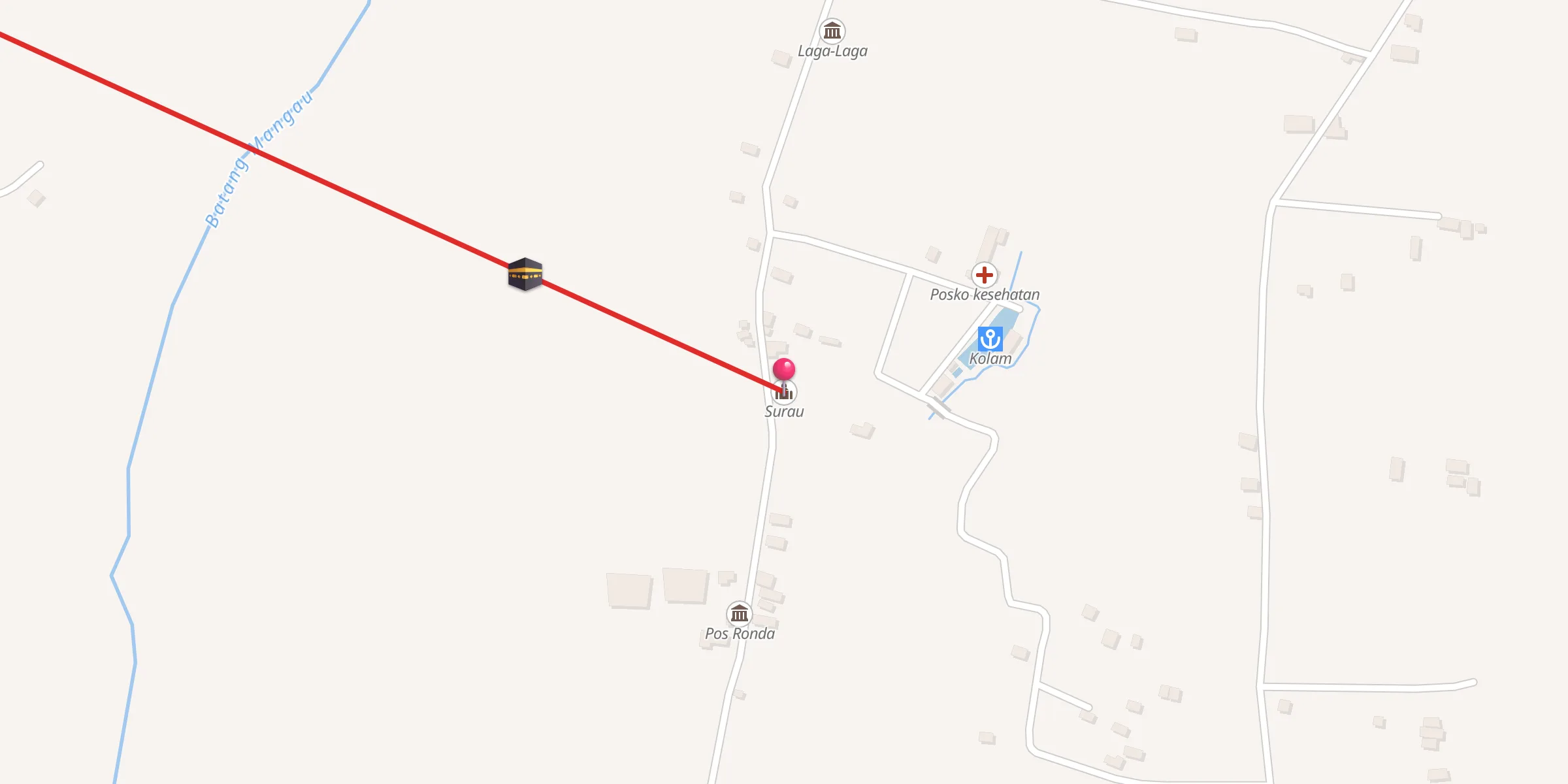 Carte de localisation : Surau