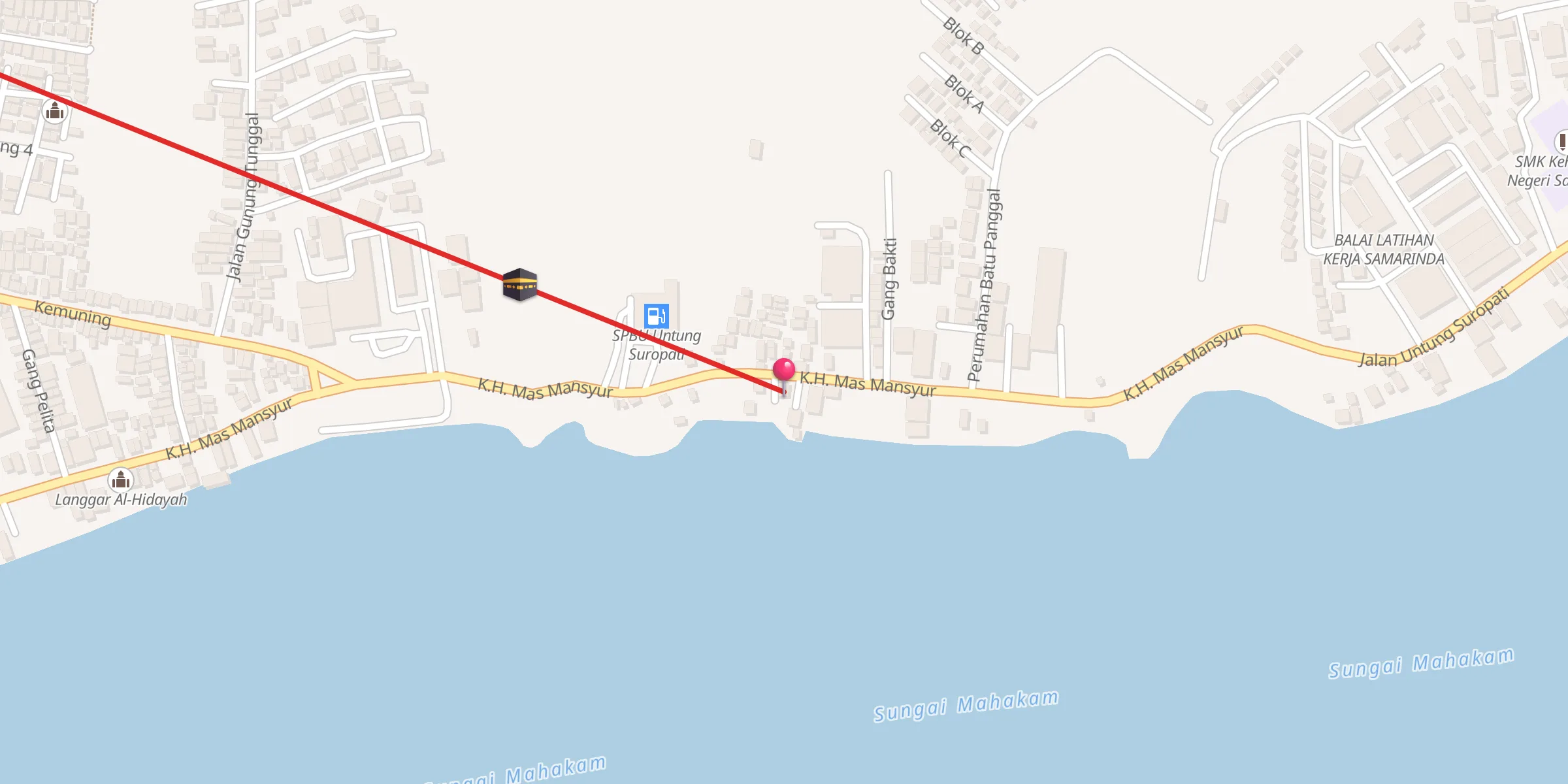 Carte de localisation : Langgar Babussalam