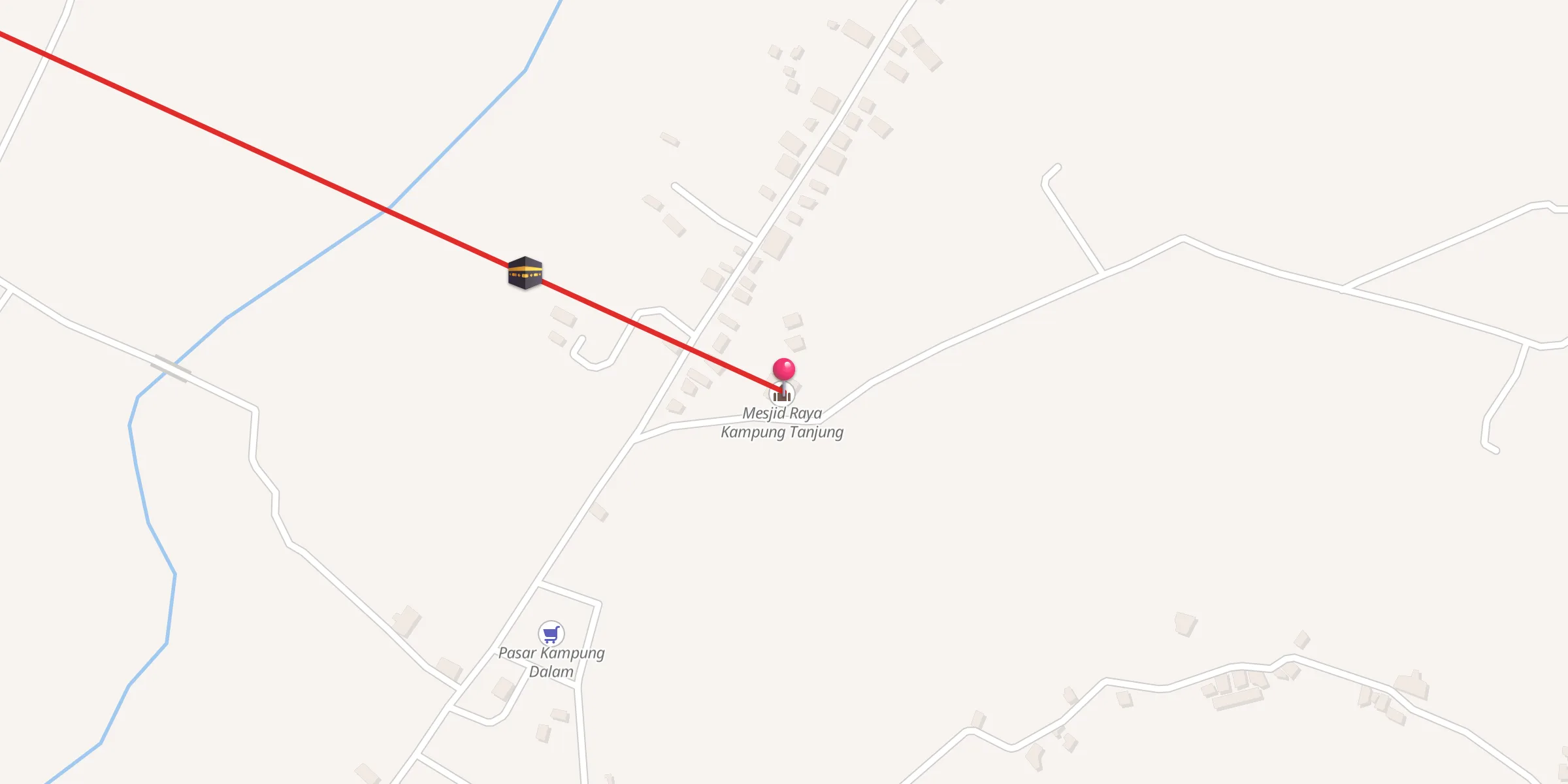 Carte de localisation : Mesjid Raya Kampung Tanjung