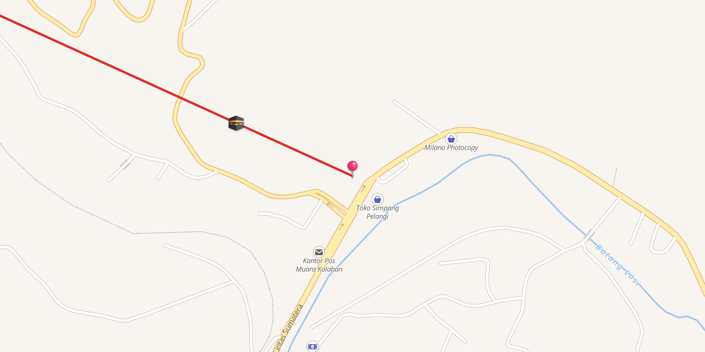 Carte de localisation : Mushallal Nurul Mukmin