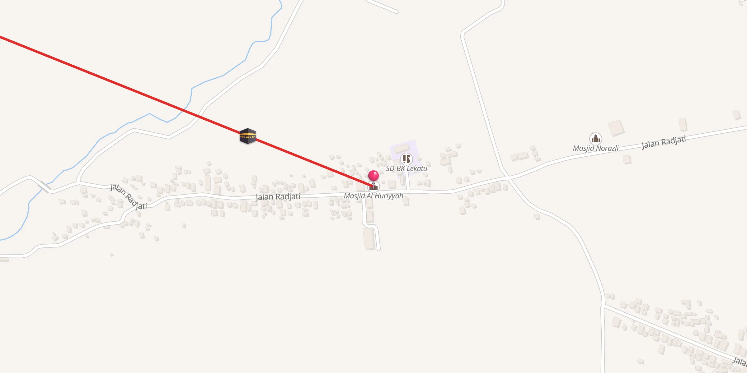 Carte de localisation : Masjid Al Huriyyah