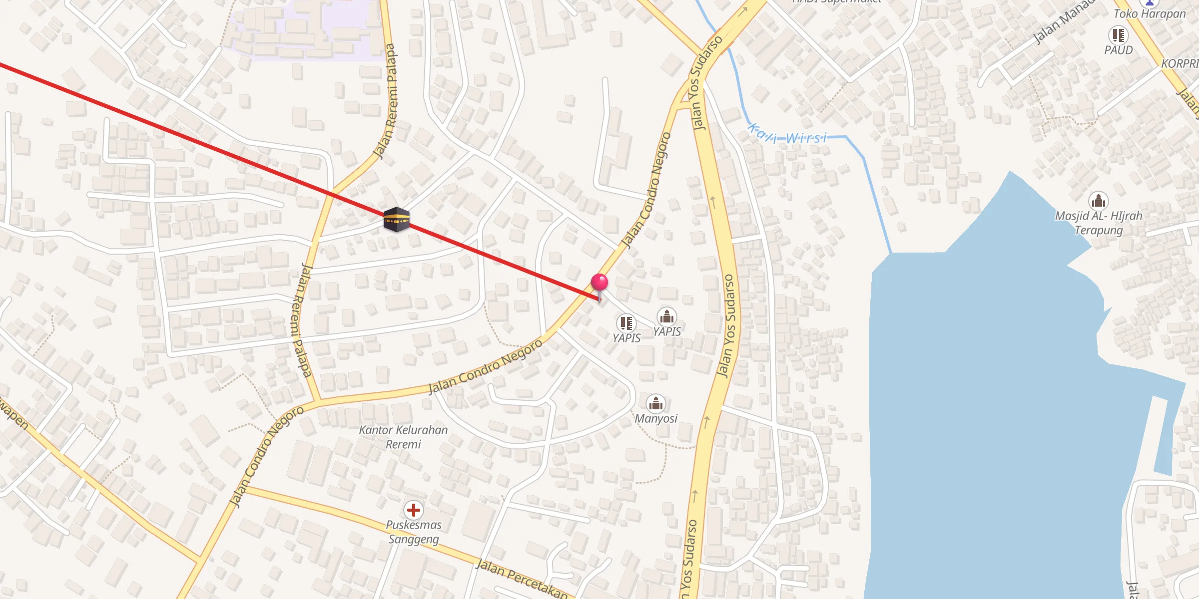 Carte de localisation : YAPIS