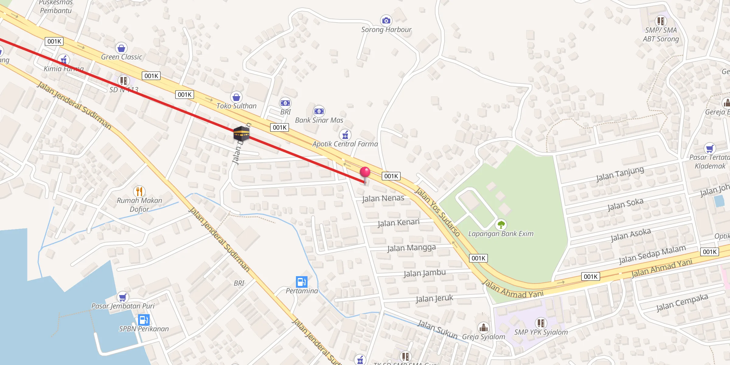 Carte de localisation : Masjid Al Jihad
