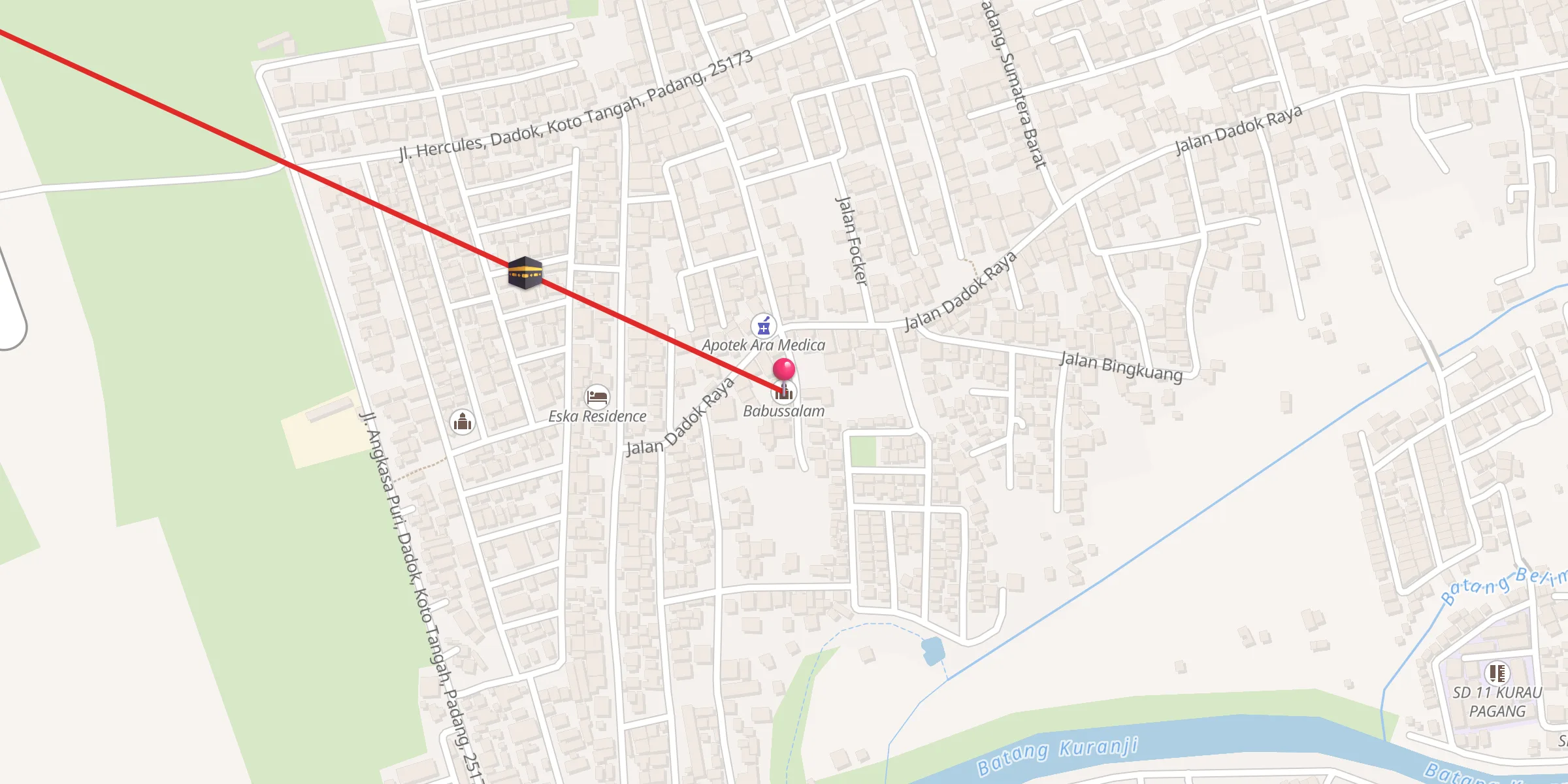 Carte de localisation : Babussalam