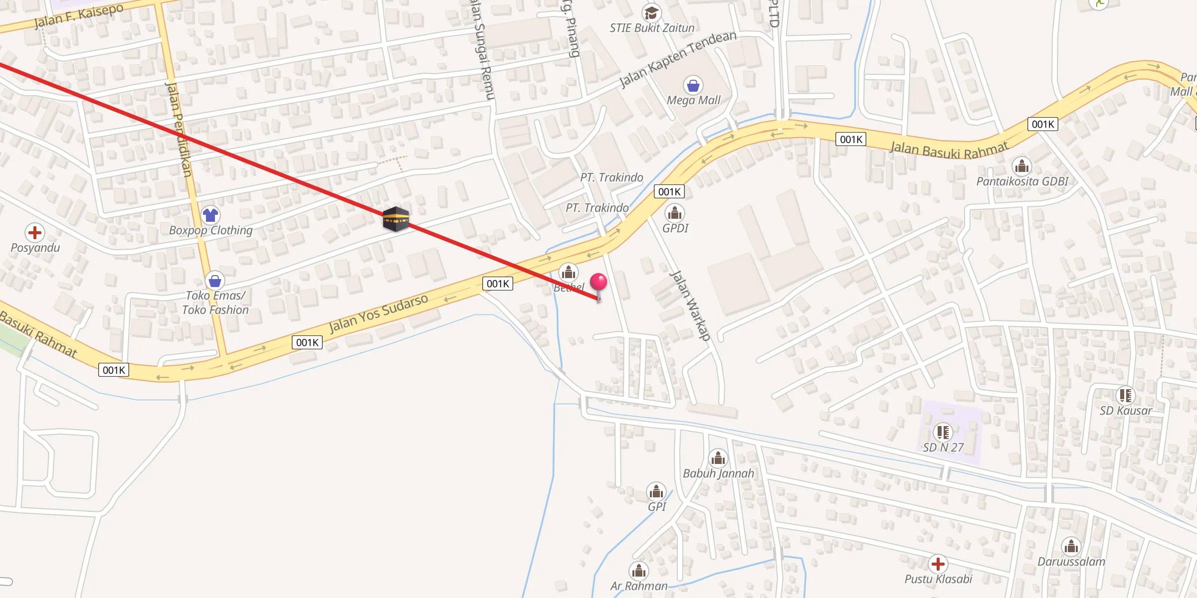 Carte de localisation : Istiqomah
