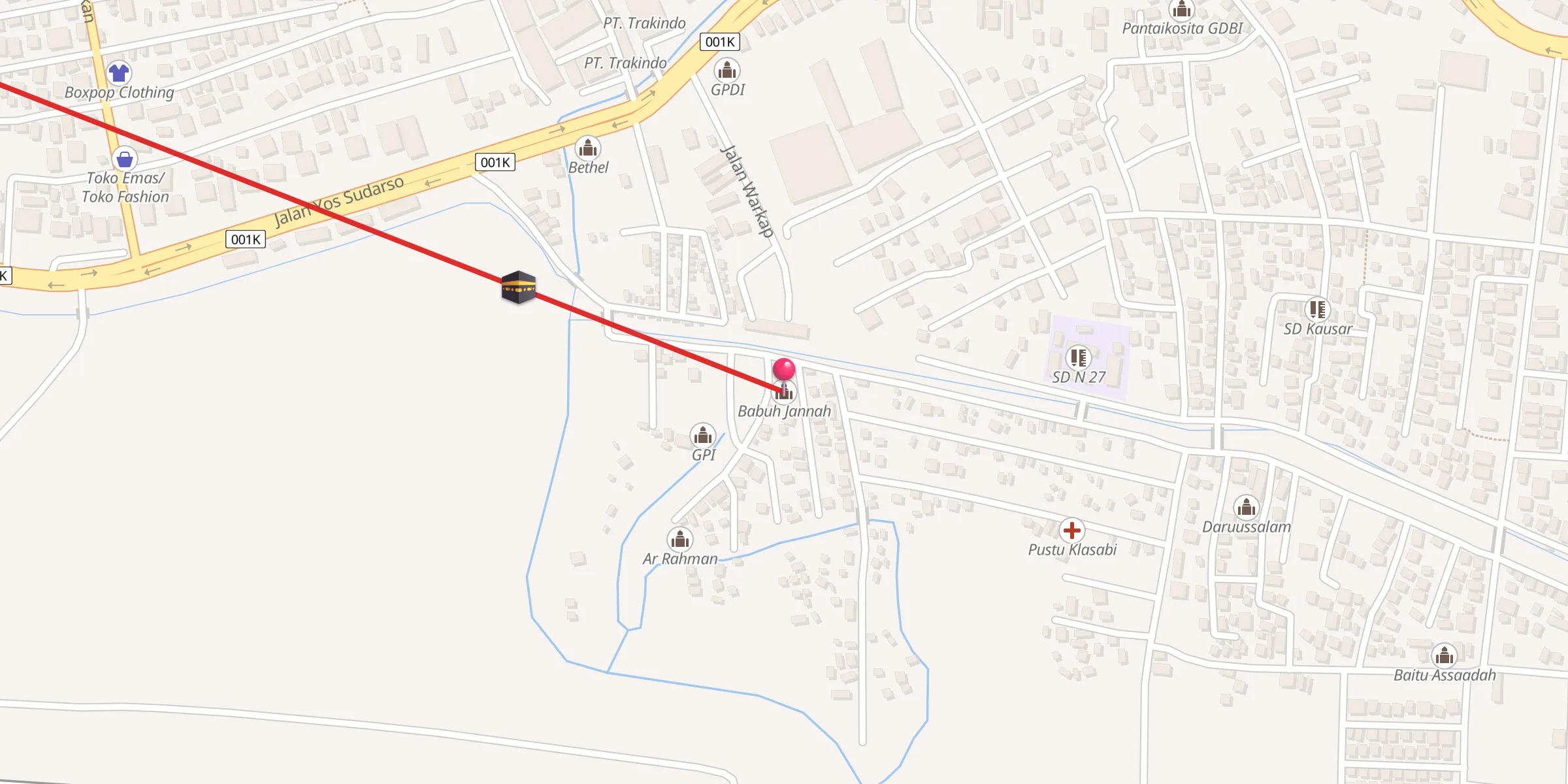 Carte de localisation : Babuh Jannah