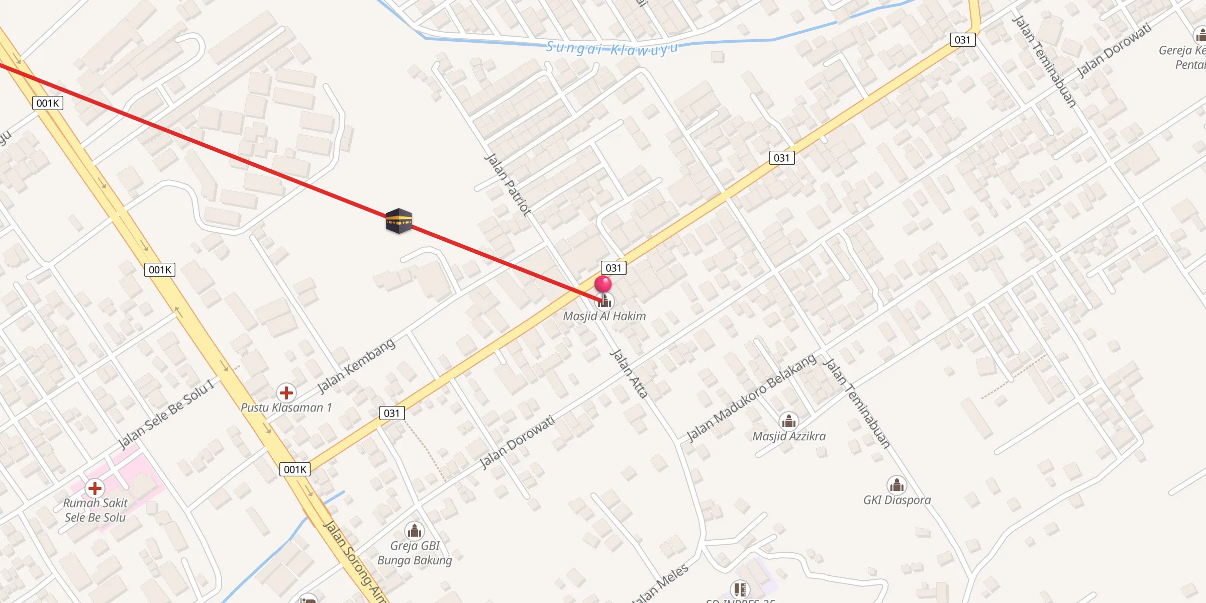 Carte de localisation : Masjid Al Hakim