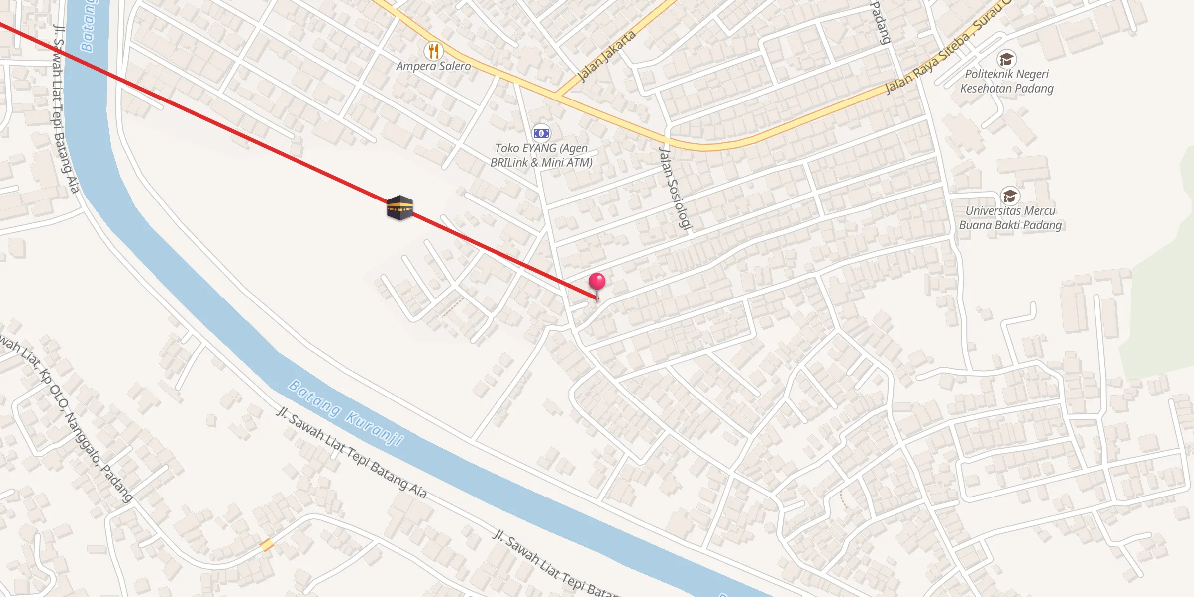 Carte de localisation : MOSQUE