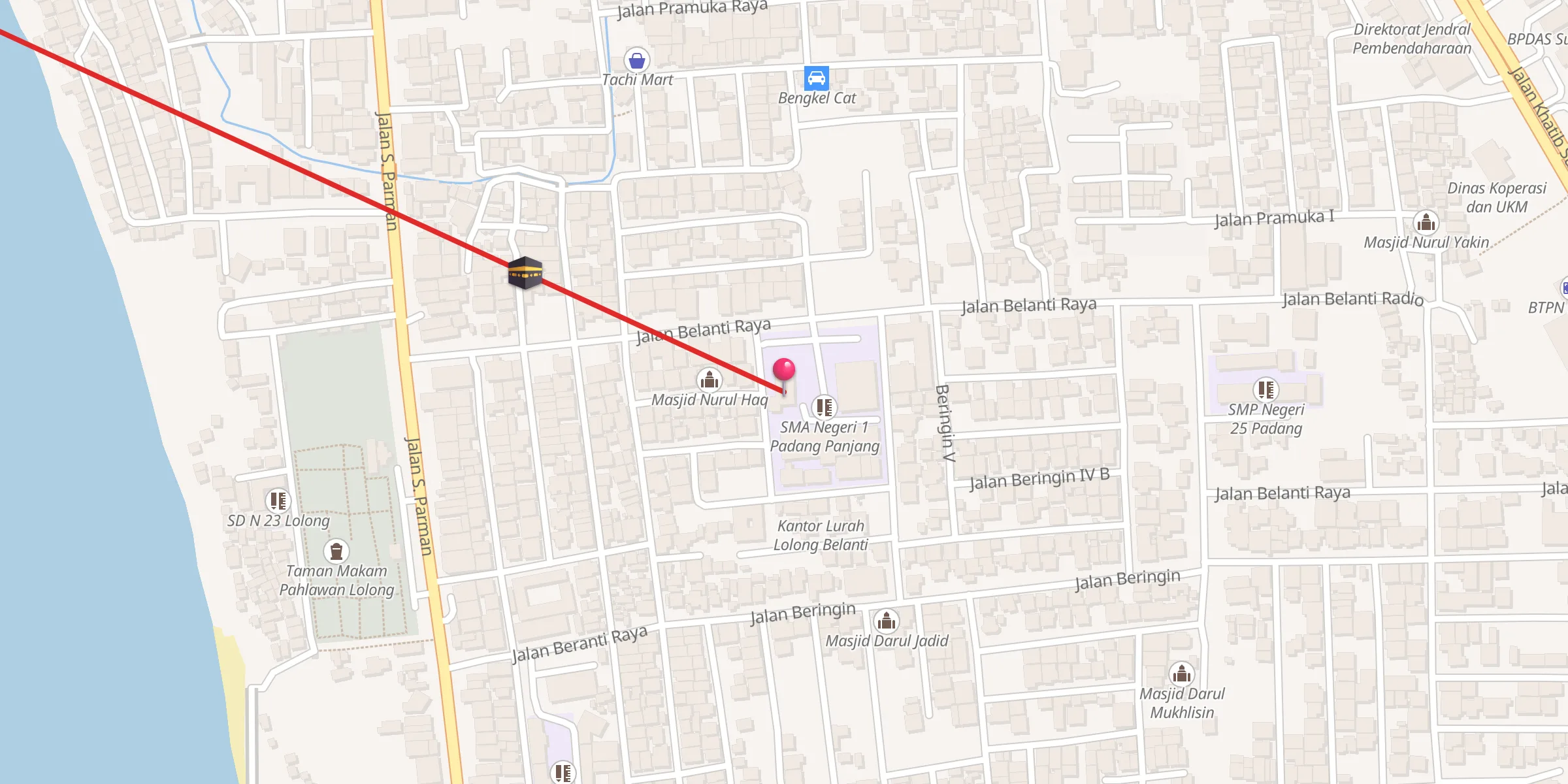 Carte de localisation : Fauzul Azhiim