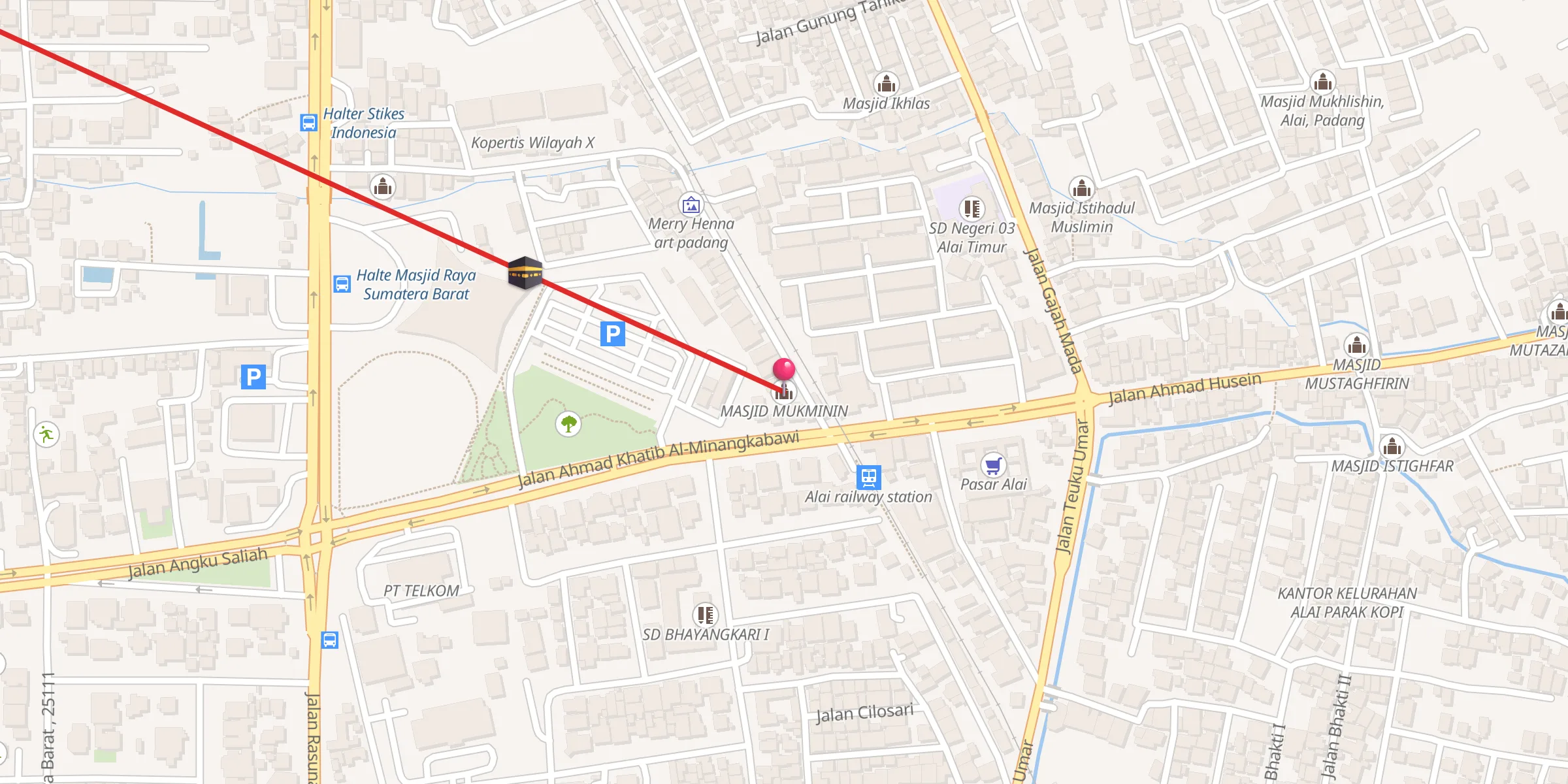 Carte de localisation : MASJID MUKMININ