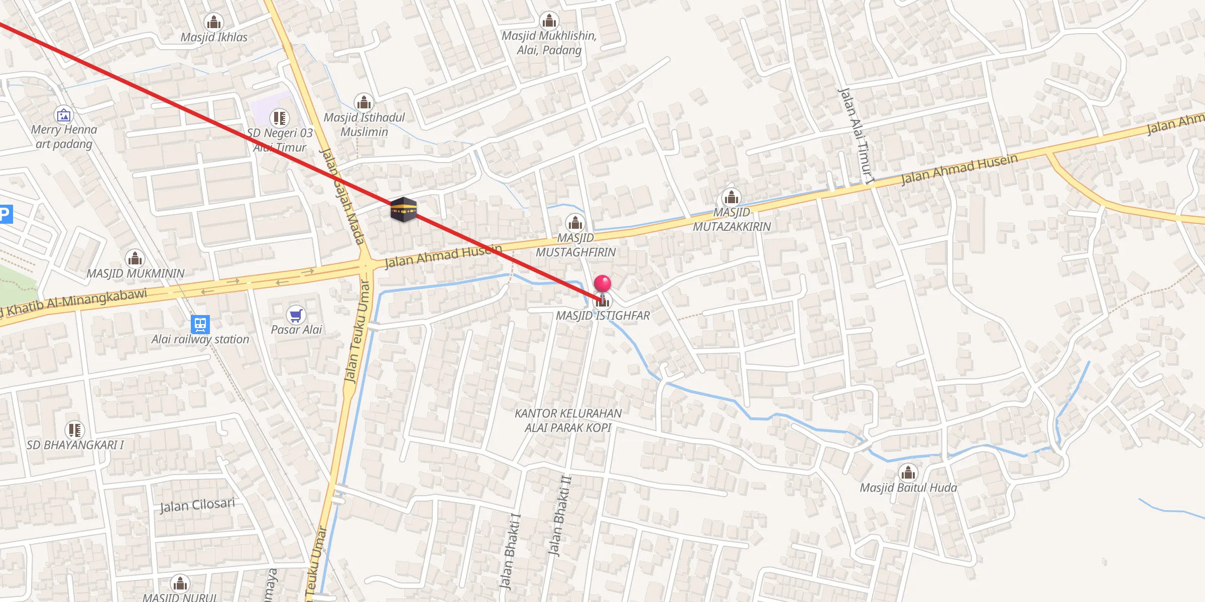 Carte de localisation : MASJID ISTIGHFAR