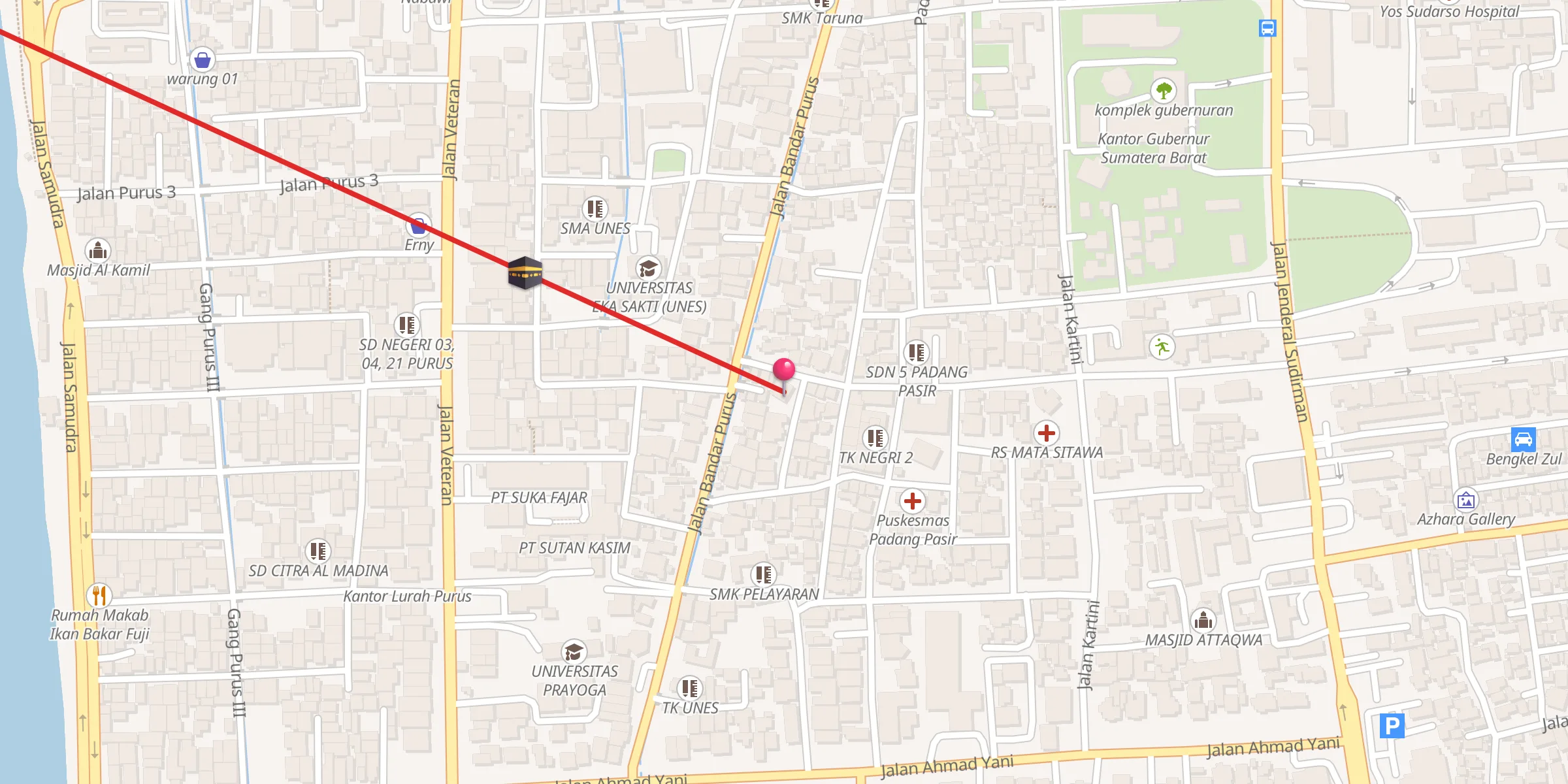 Carte de localisation : MASJID TAQWA