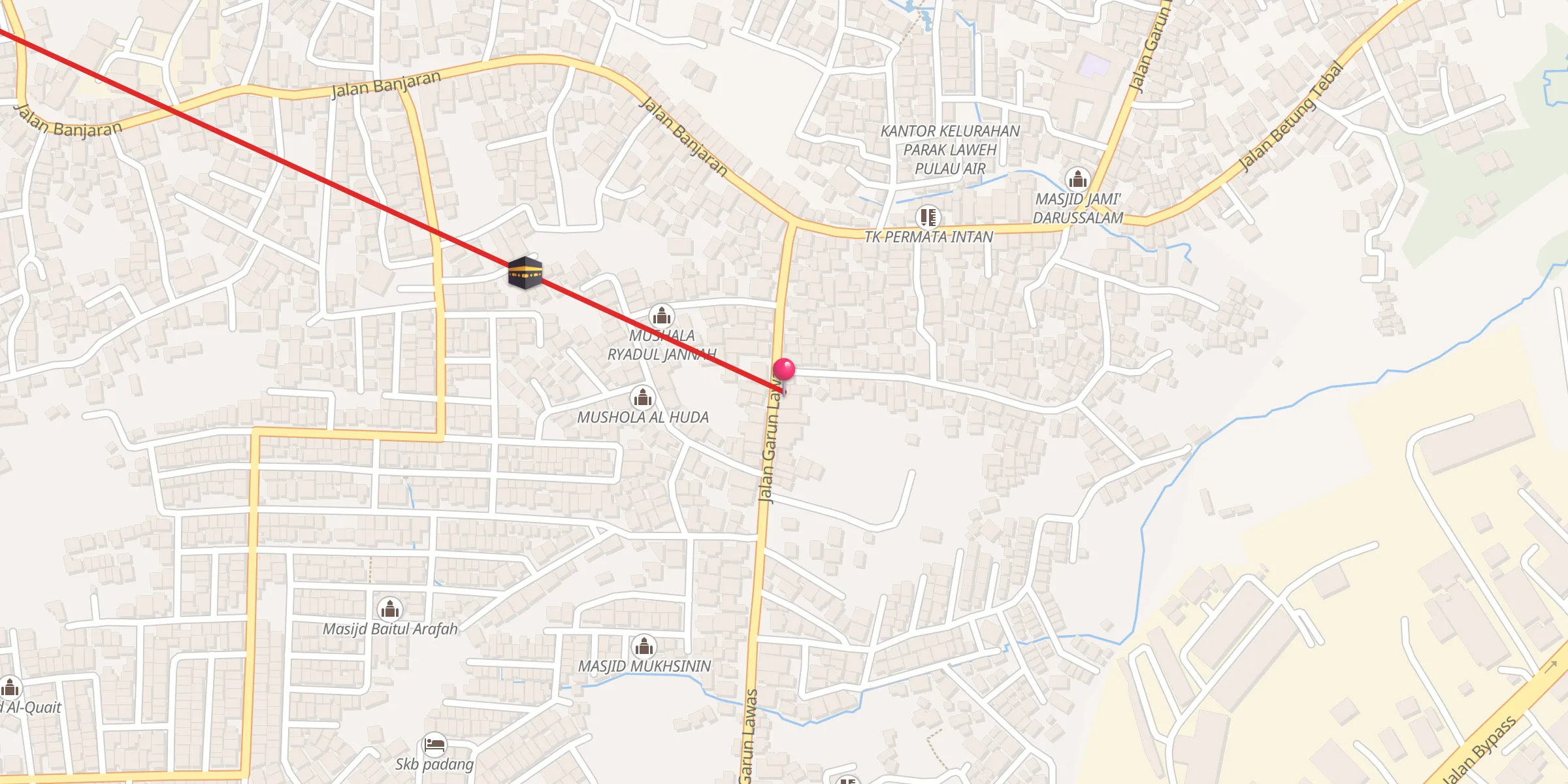 Carte de localisation : MASJID AL FURQAN