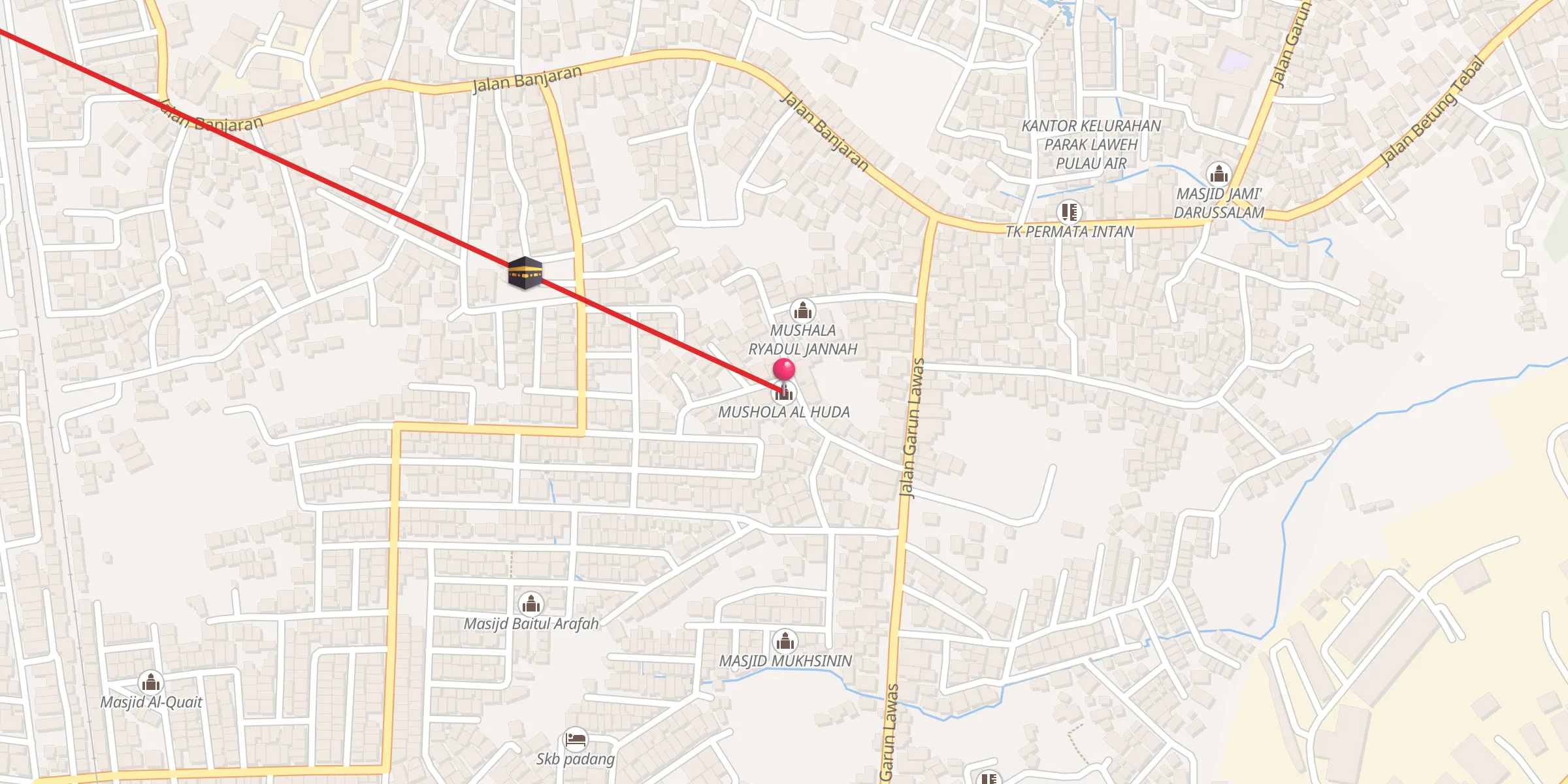Carte de localisation : MUSHOLA AL HUDA