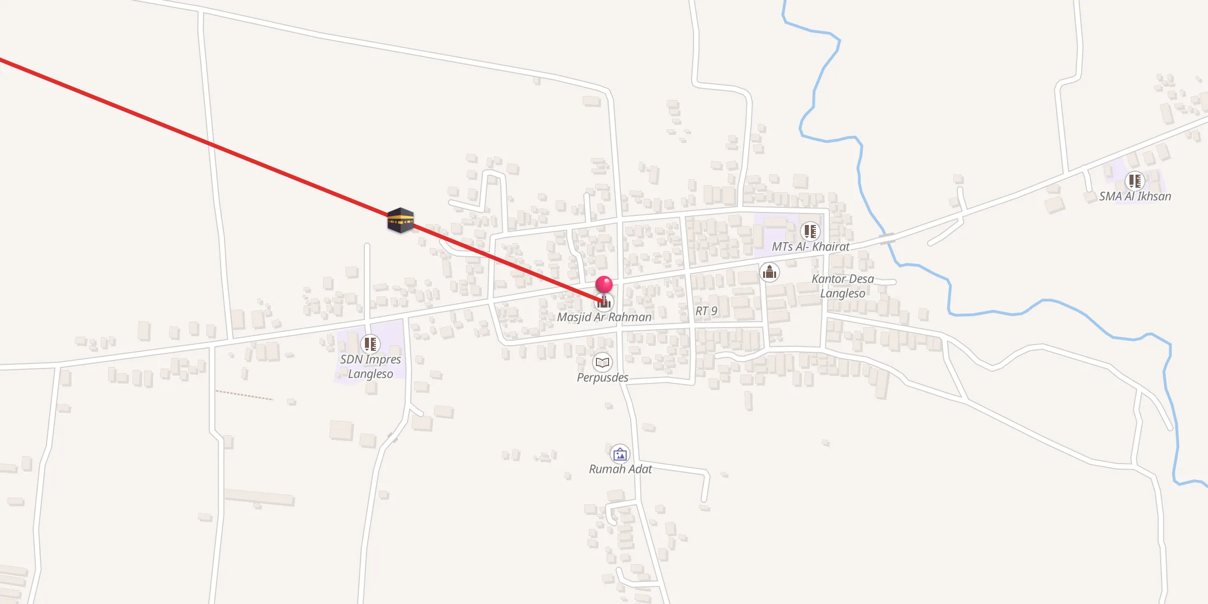 Carte de localisation : Masjid Ar Rahman