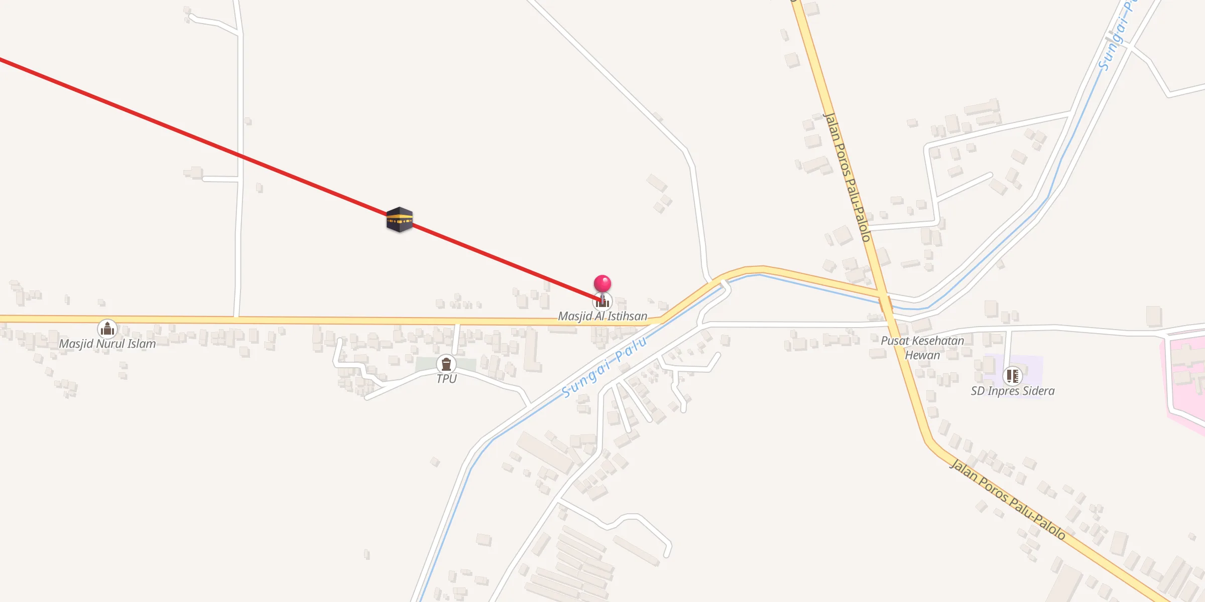 Carte de localisation : Masjid Al Istihsan