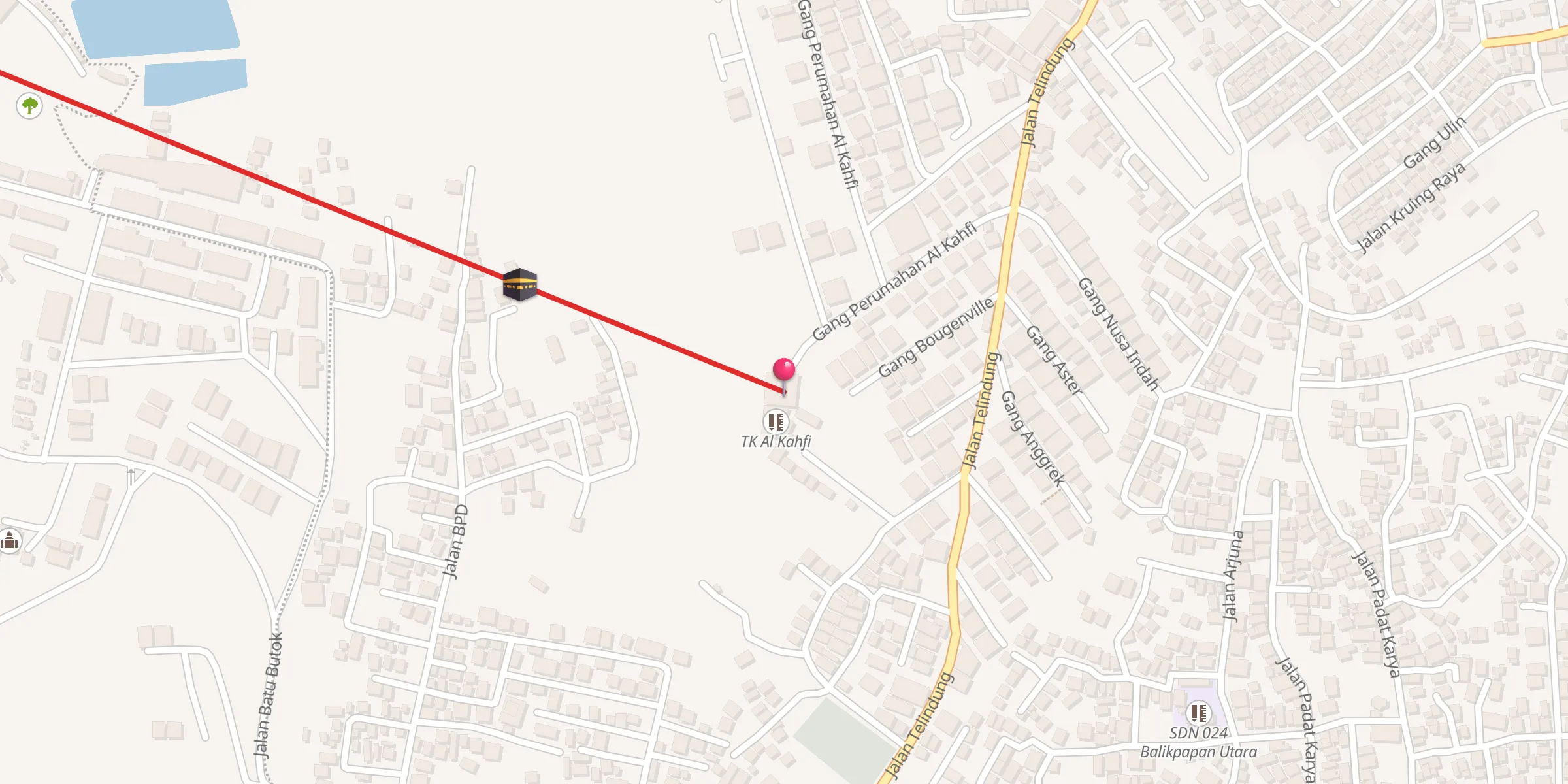 Carte de localisation : Masjid Al Kahfi