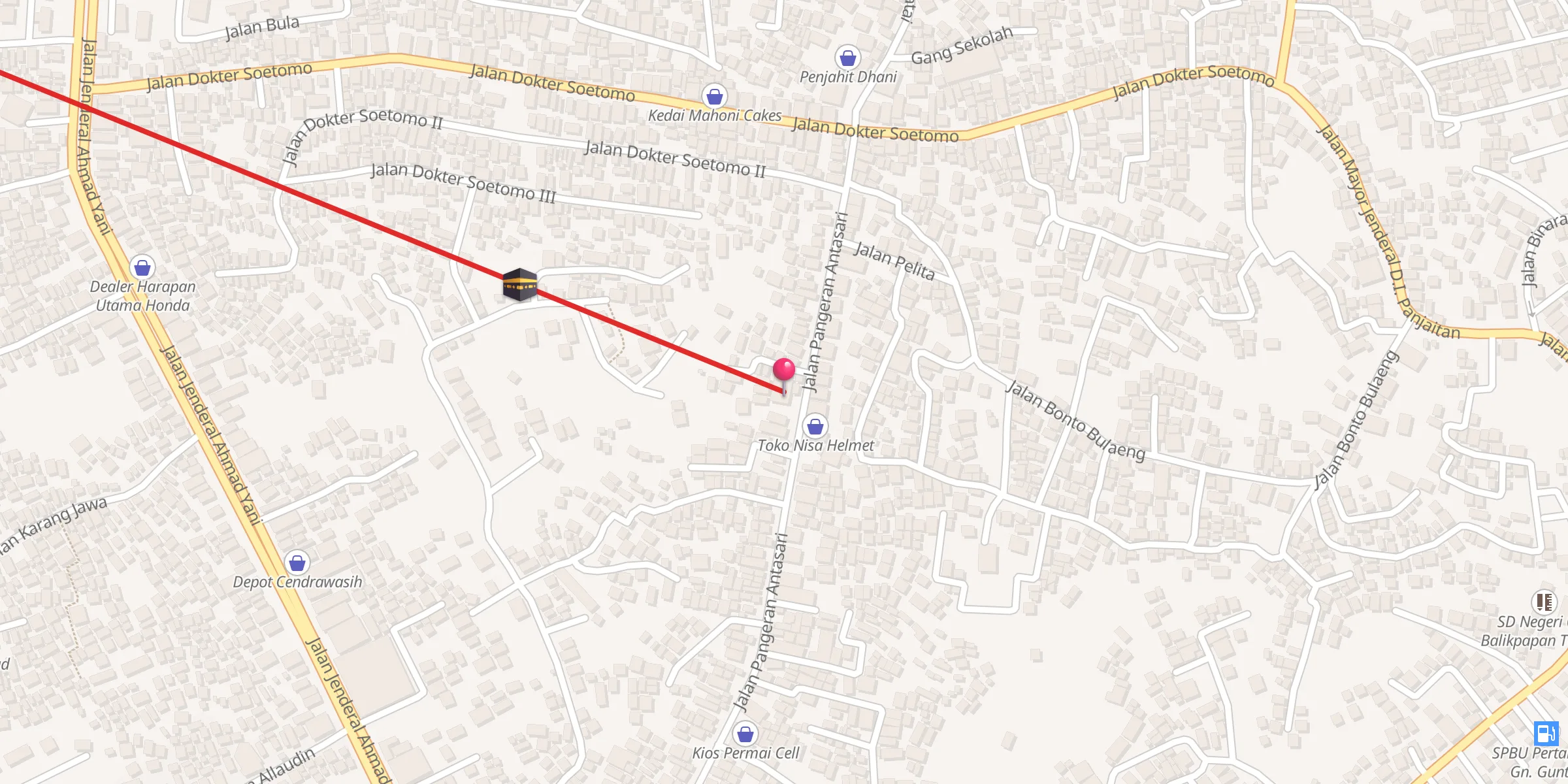 Carte de localisation : Masjid Al Muharram