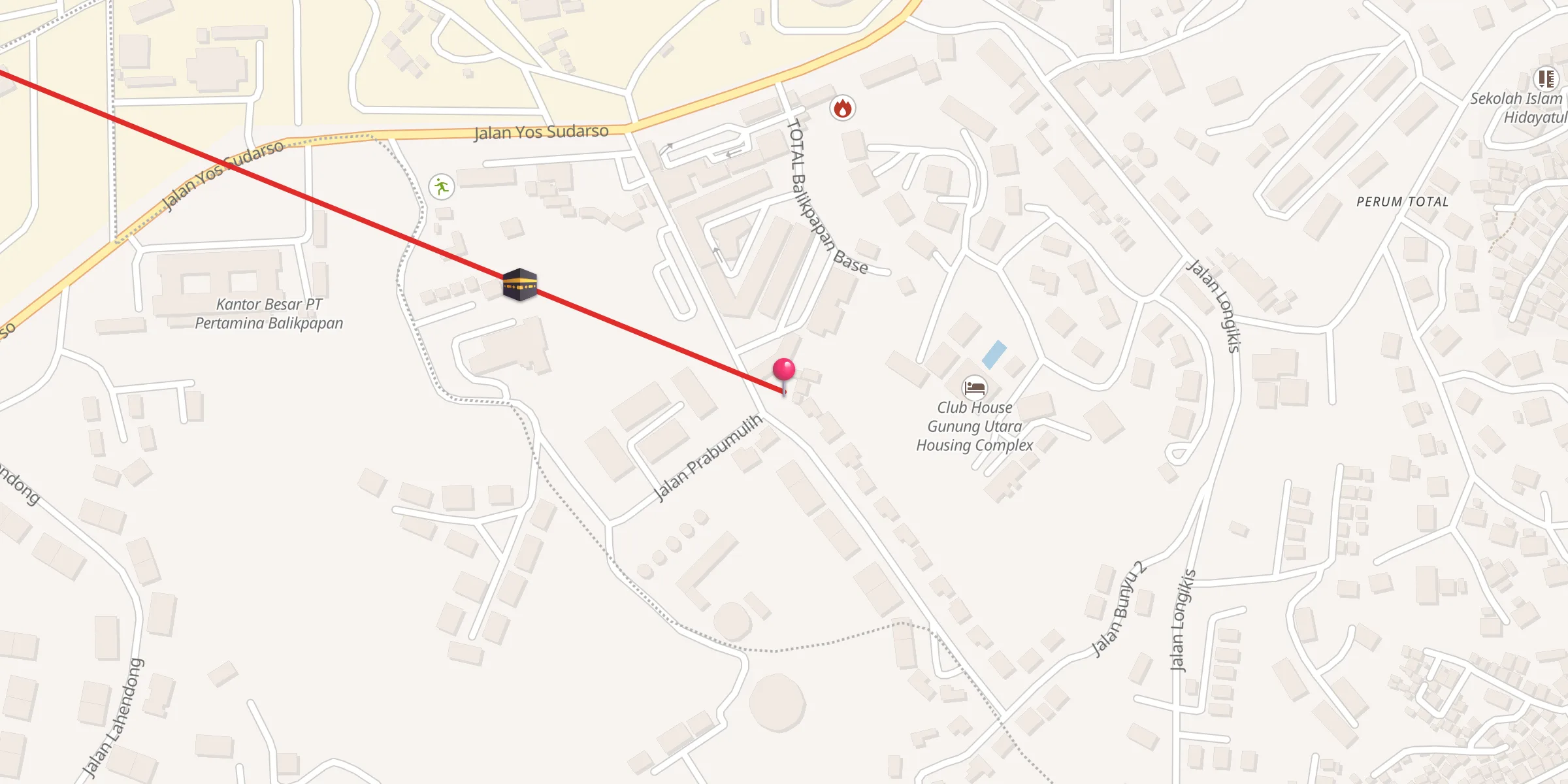 Carte de localisation : Baitul Mubarok