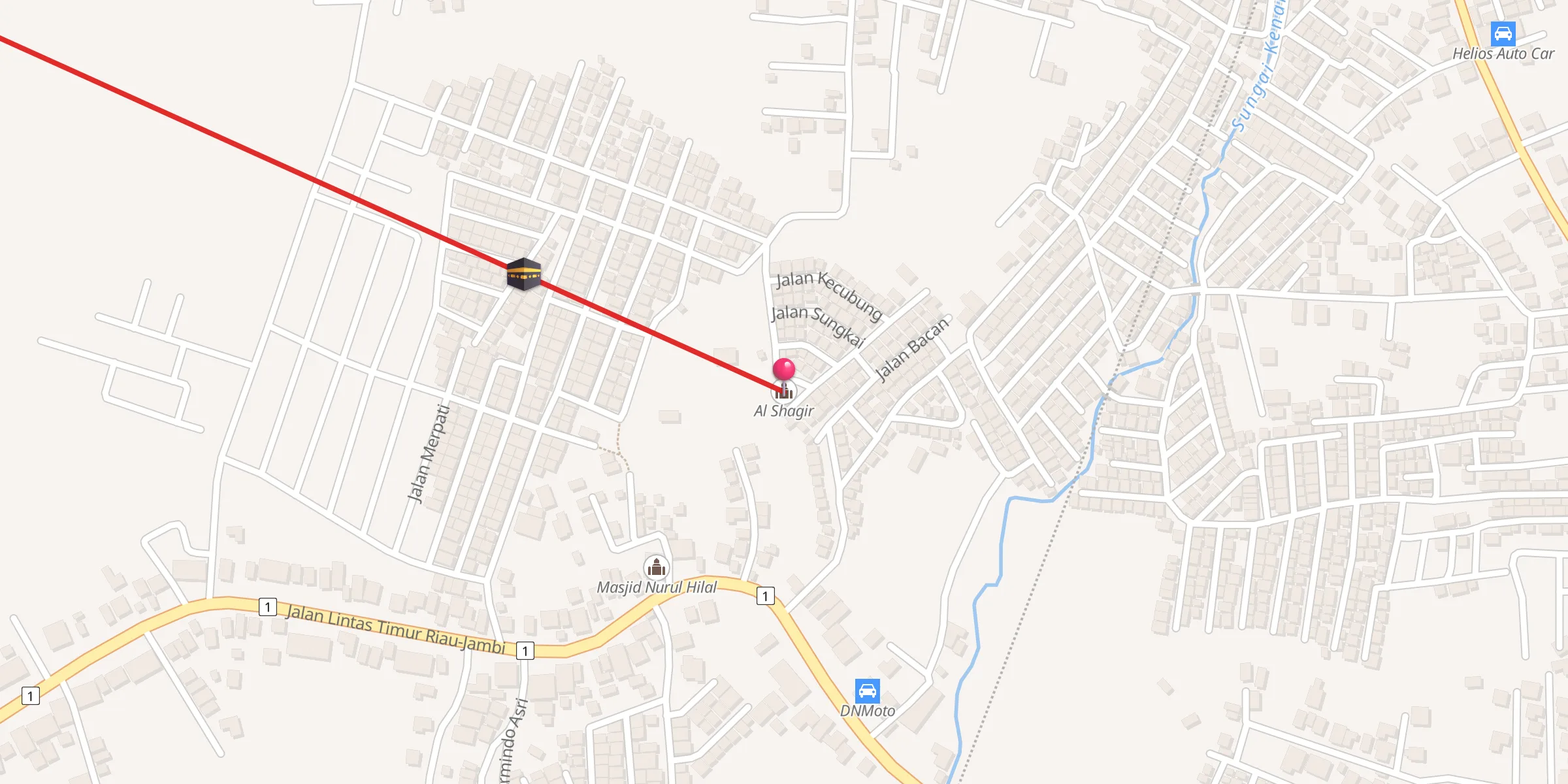 Carte de localisation : Al Shagir