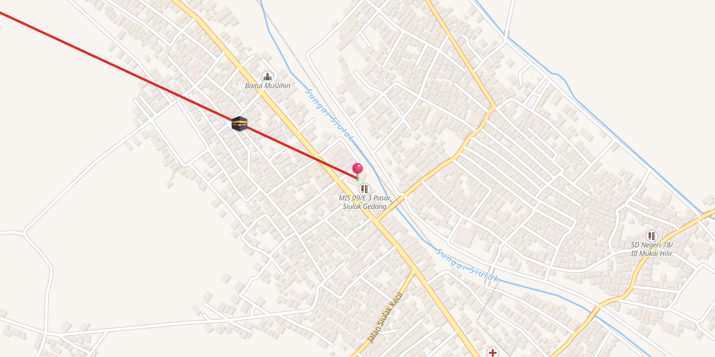 Carte de localisation : Almujahidin