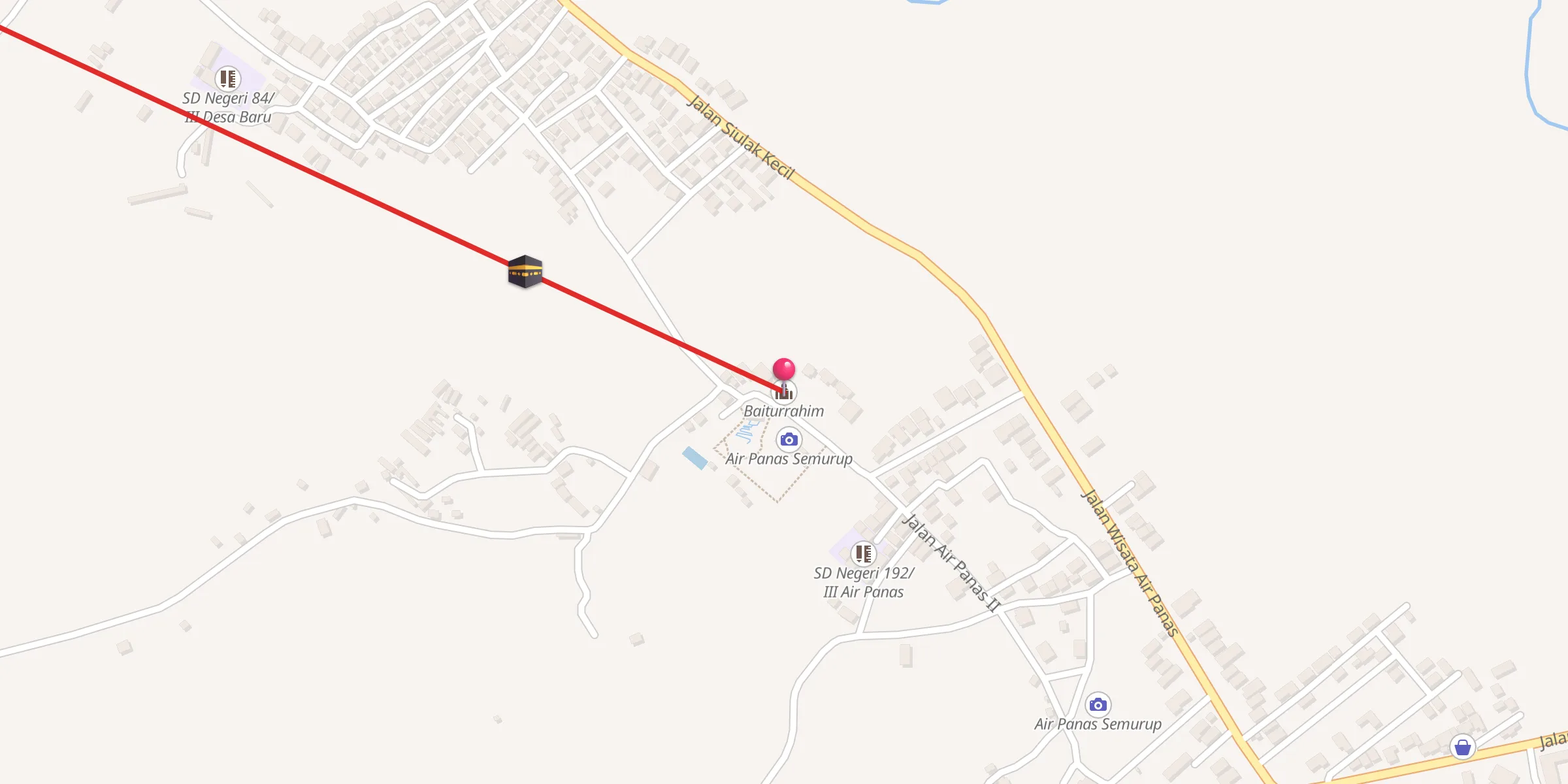 Carte de localisation : Baiturrahim