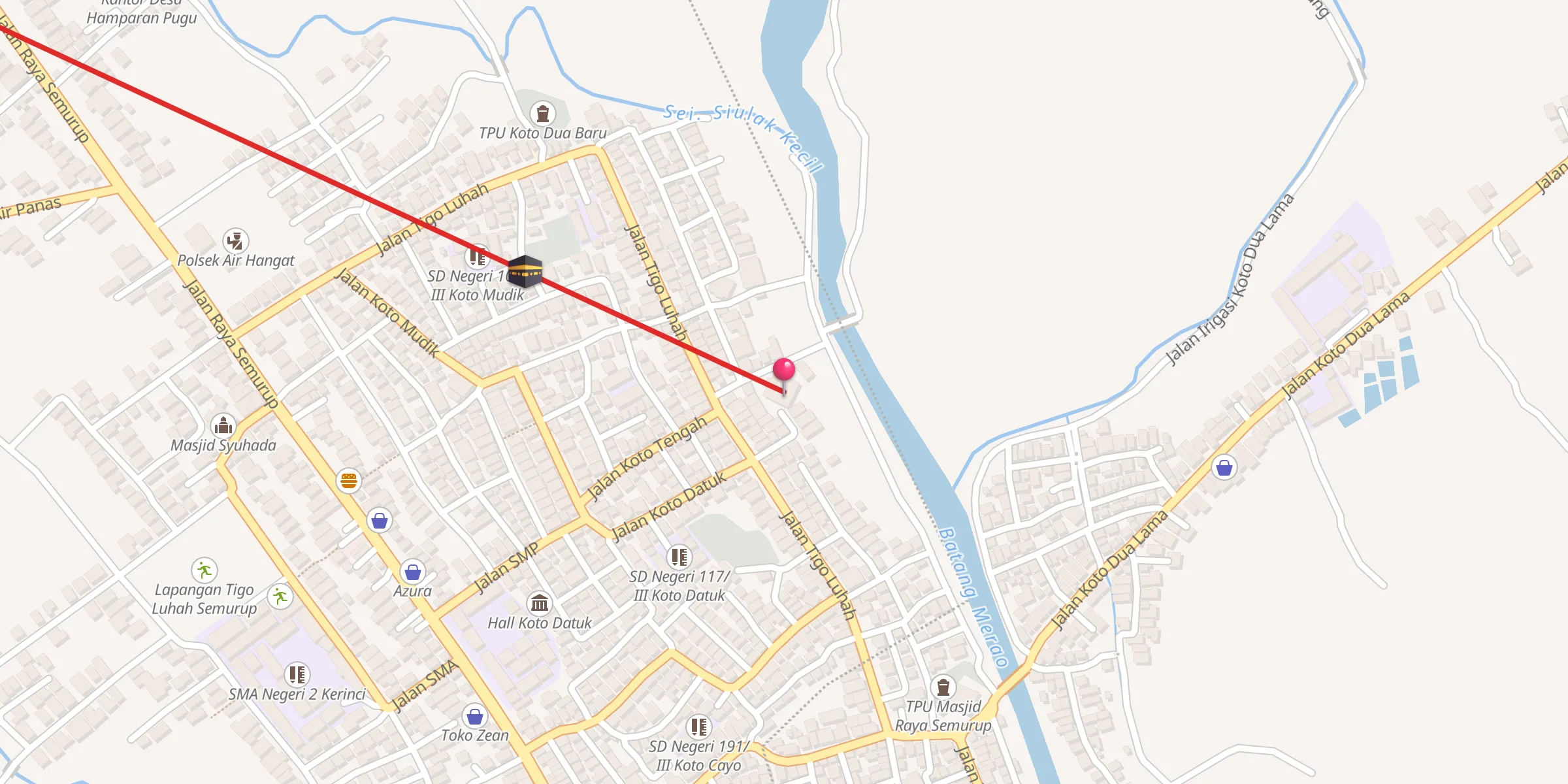 Carte de localisation : Baitul Amal