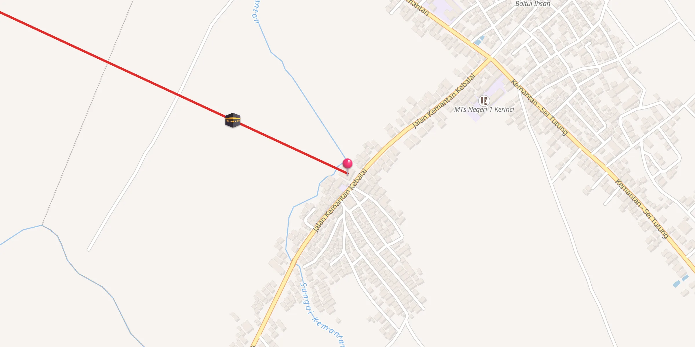 Carte de localisation : Baitul Ikhlas