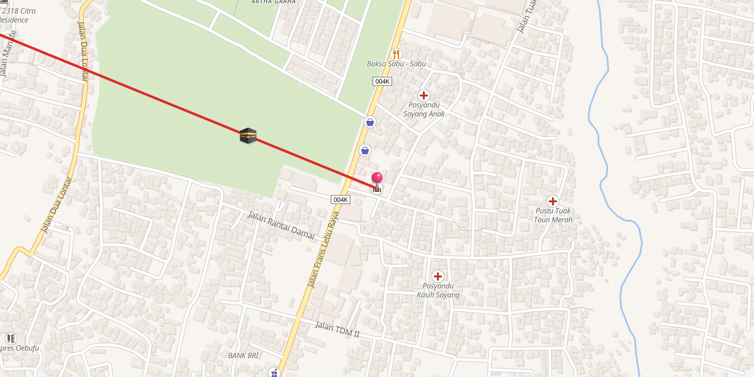 Carte de localisation : Mosquée