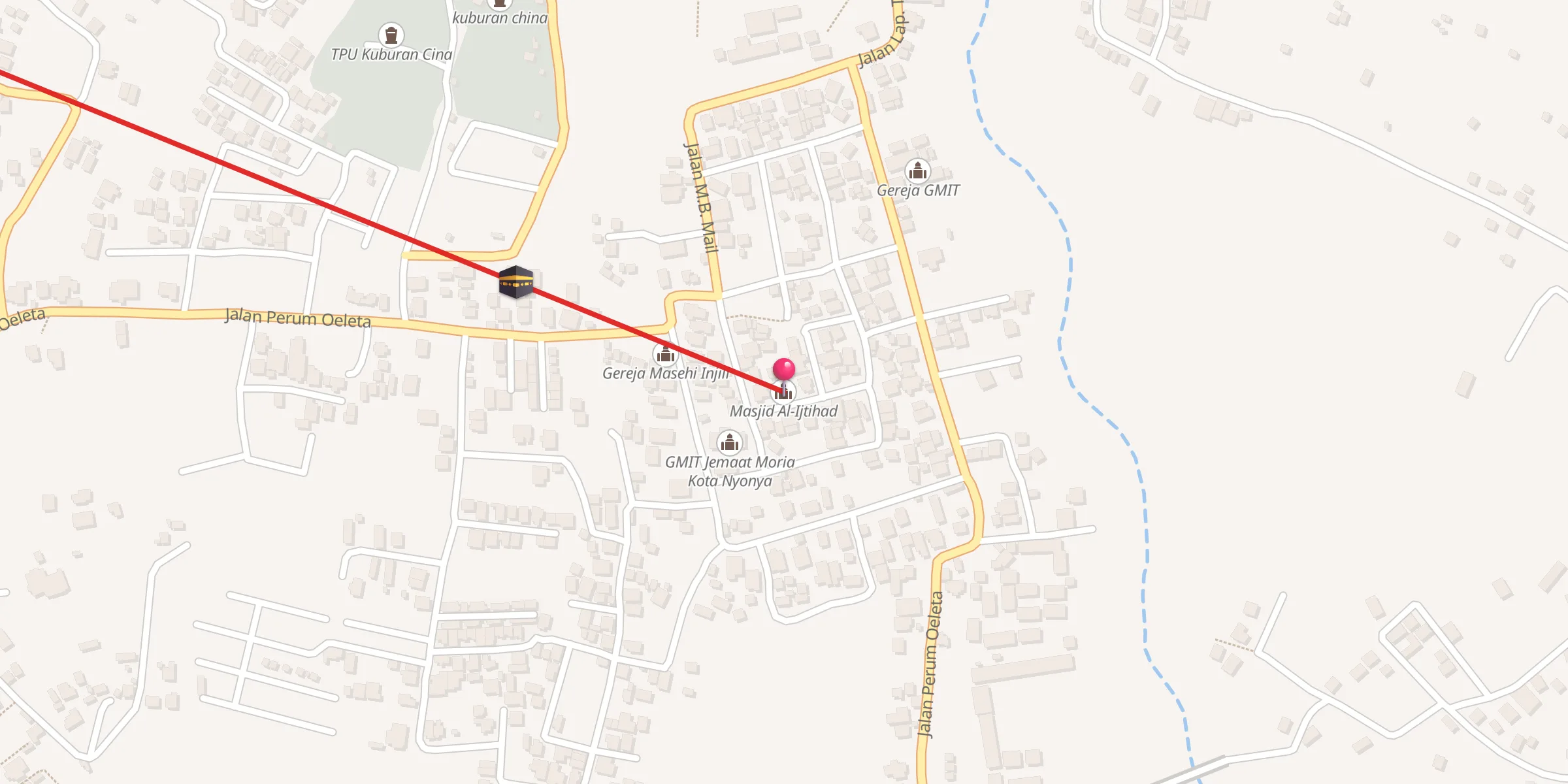 Carte de localisation : Masjid Al-Ijtihad