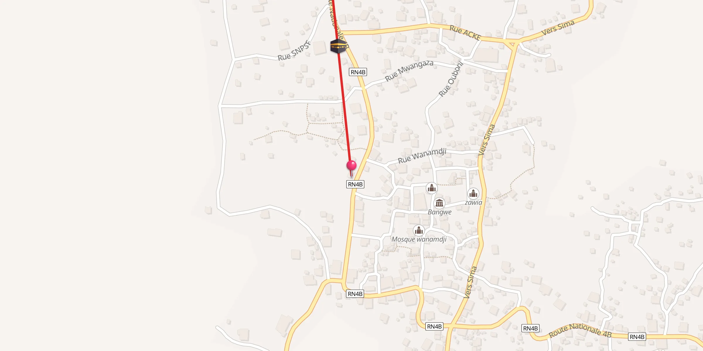 Carte de localisation : Mosque Hamdi