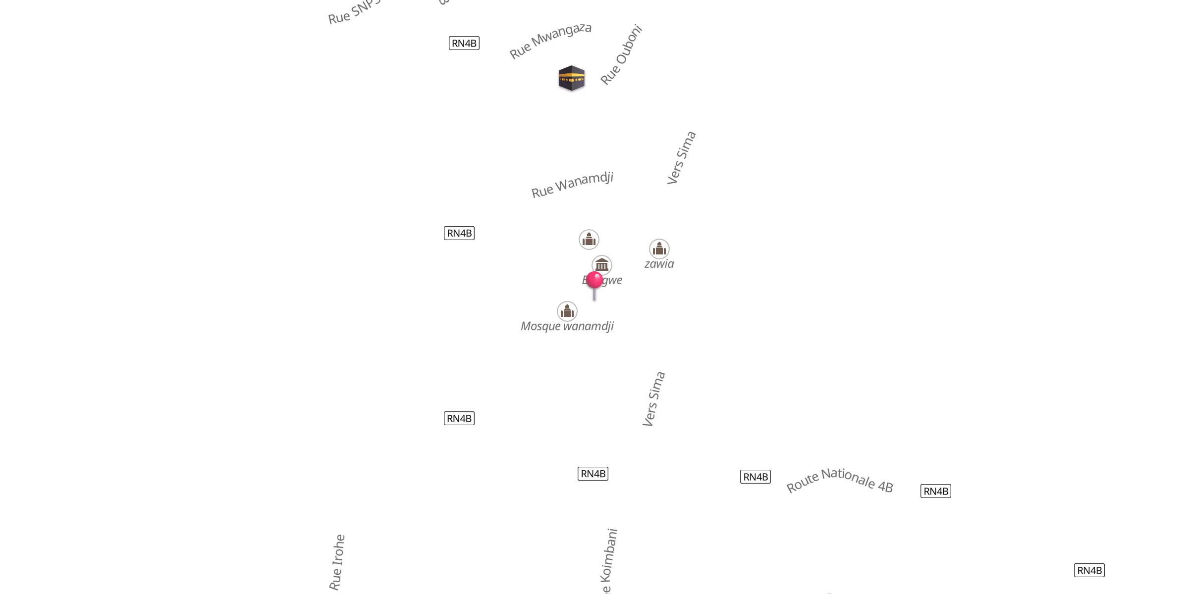 Carte de localisation : Mosque Changani