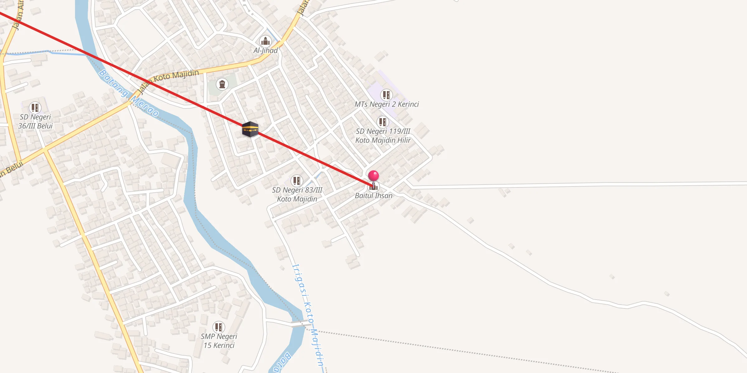 Carte de localisation : Baitul Ihsan