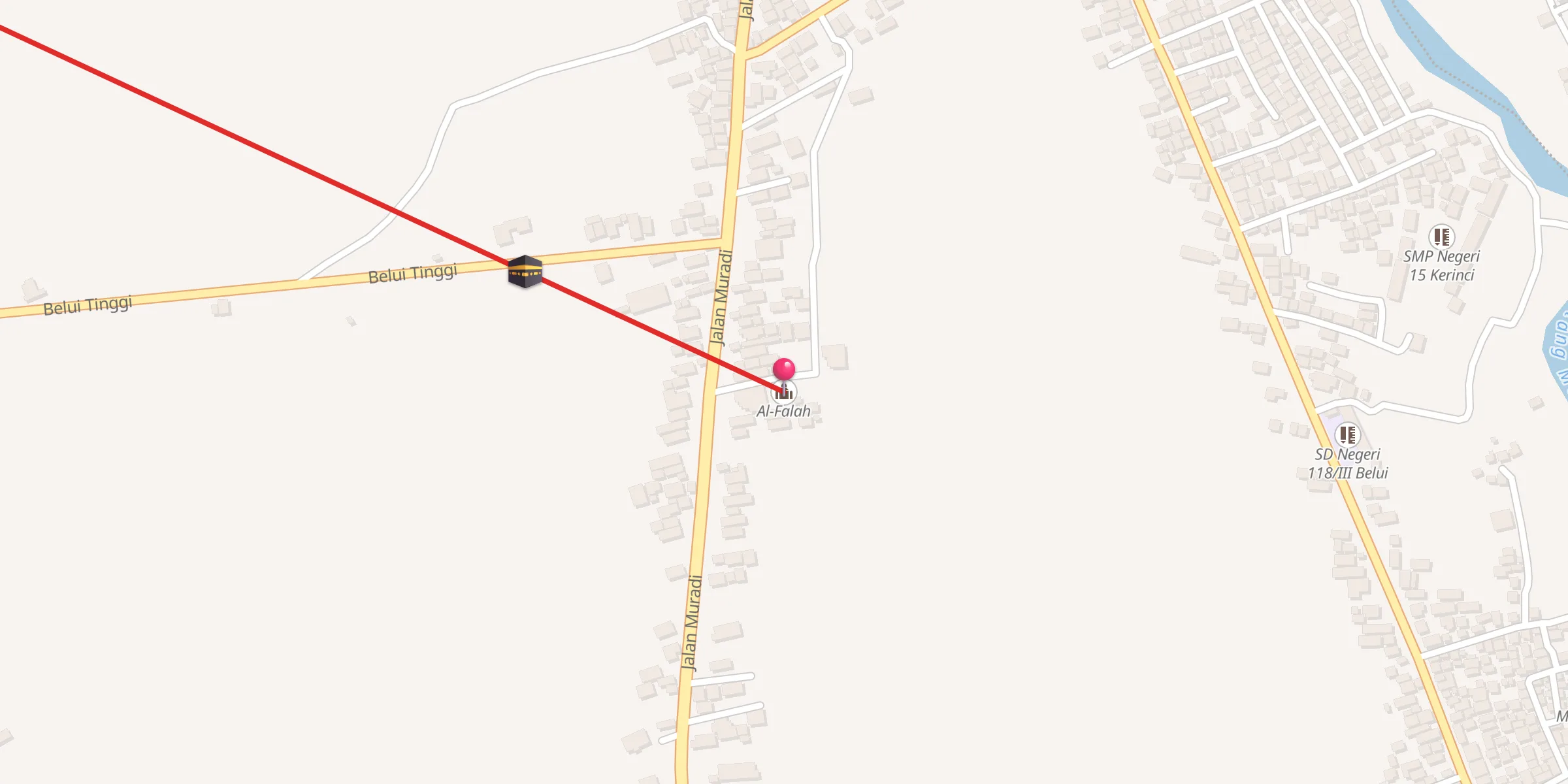Carte de localisation : Al-Falah