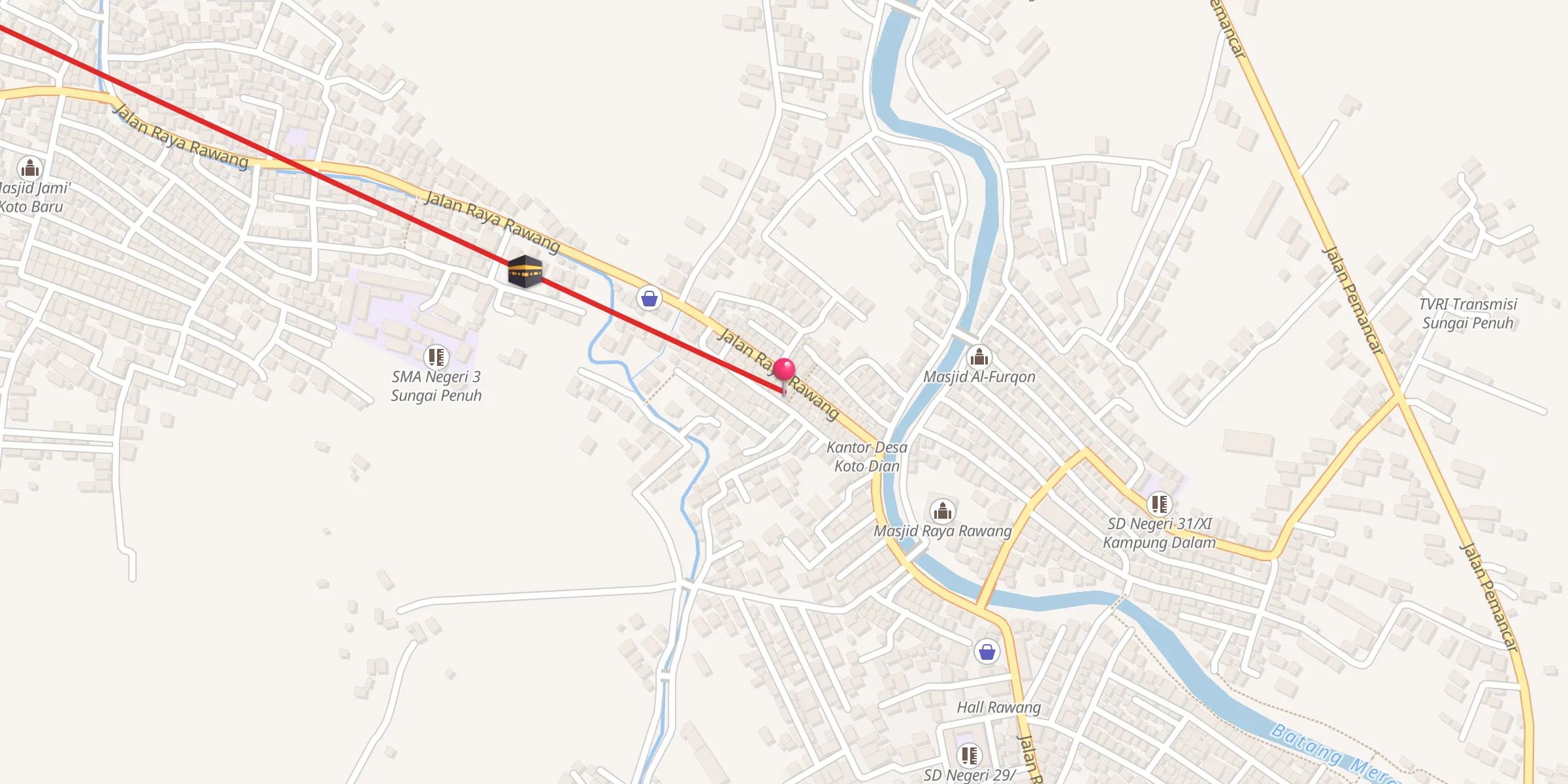 Carte de localisation : Baiturrahim
