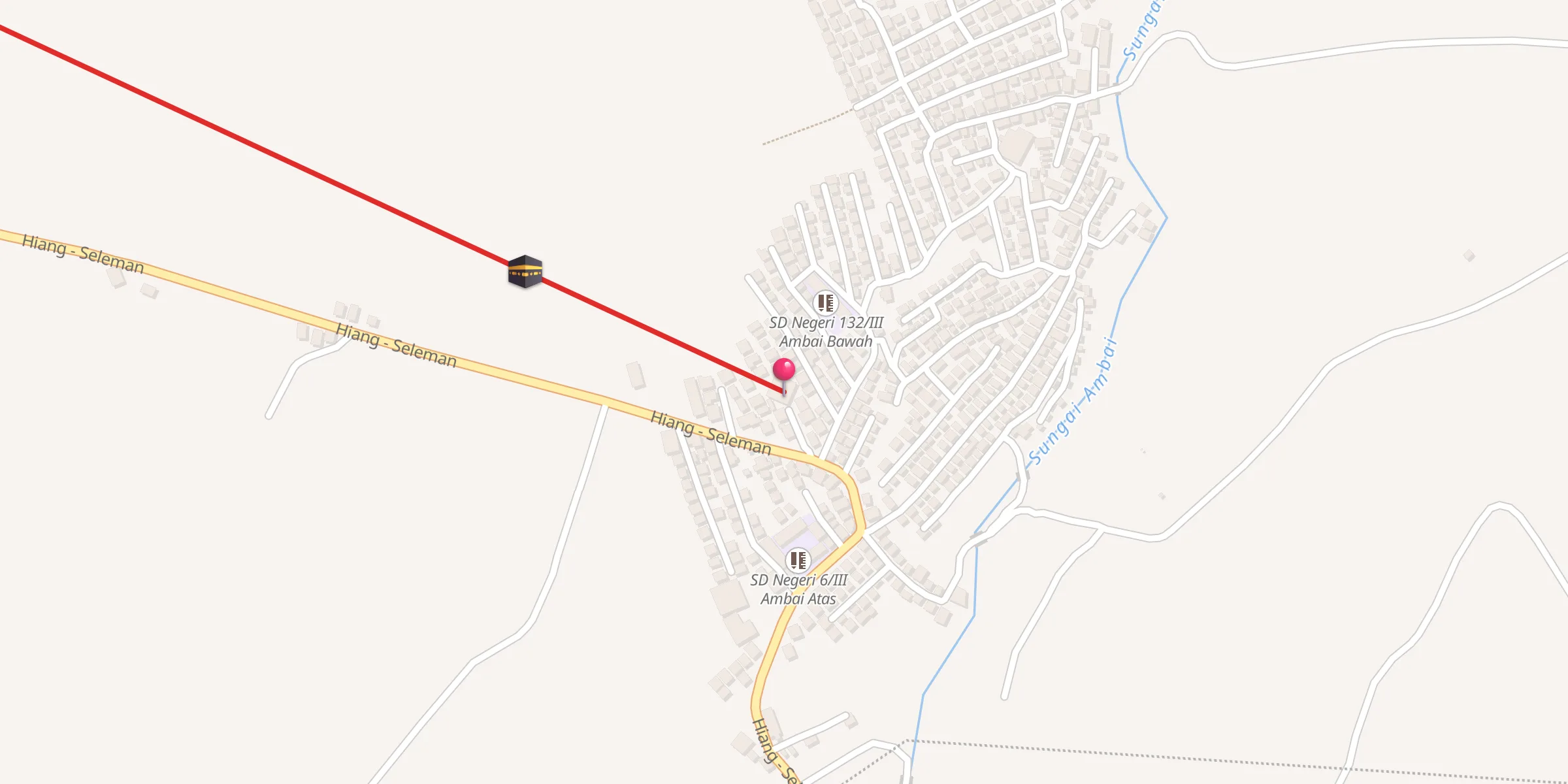 Carte de localisation : Masjid Baitul Wahid